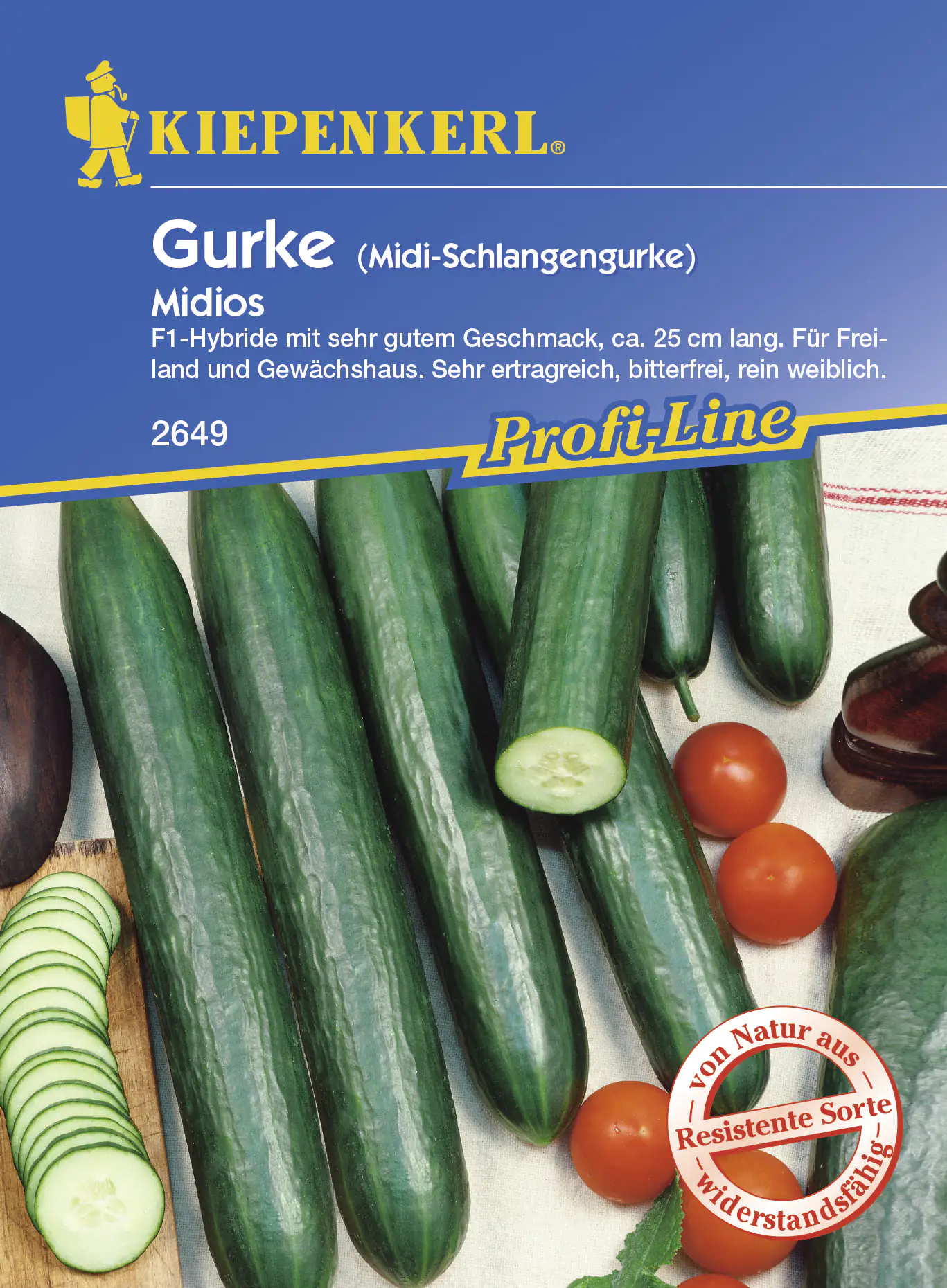 Kiepenkerl Schlangengurke Midios Cucumis sativus, Inhalt: 5 Korn