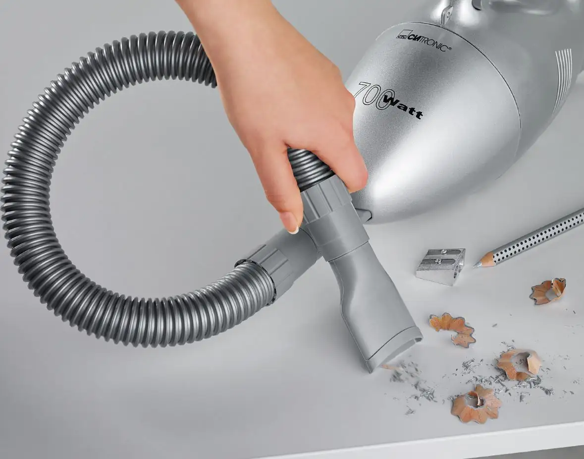 Clatronic Handstaubsauger HS 2631 700 Watt, Trockensauger, Permanentfilter