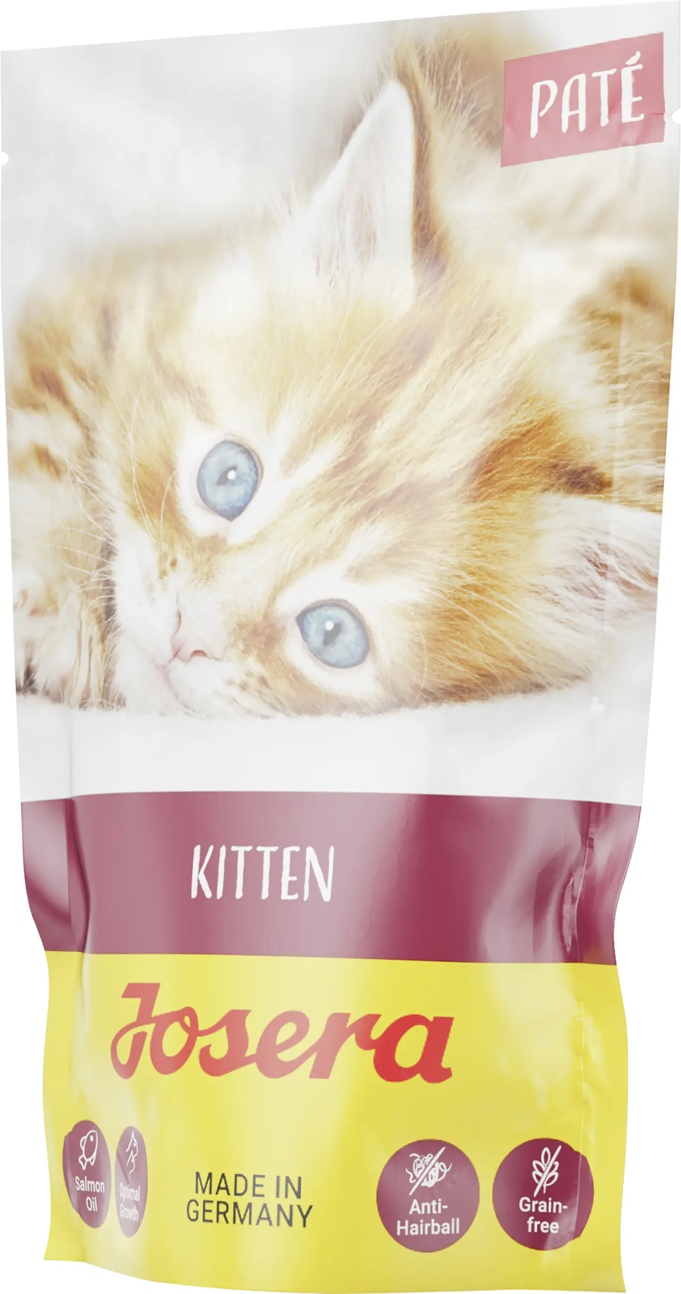 Josera Paté Katzennassfutter Kitten getreidefrei 85 g Huhn & Karotte 