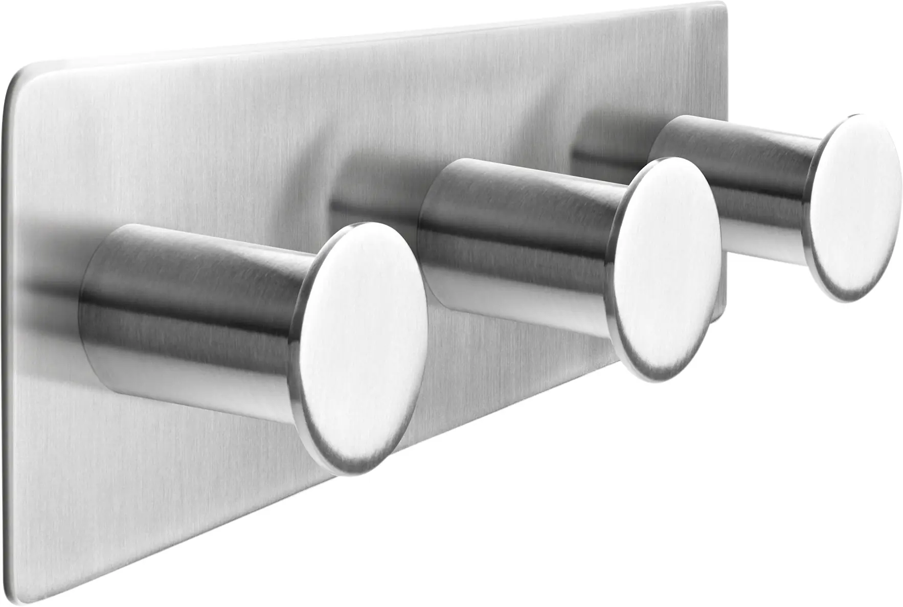 tesa Powerbutton Hakenleiste Classic Edelstahl, chrom, rostfrei tesa Powerbutton Hakenleiste Classic Edelstahl, chrom, rostfrei