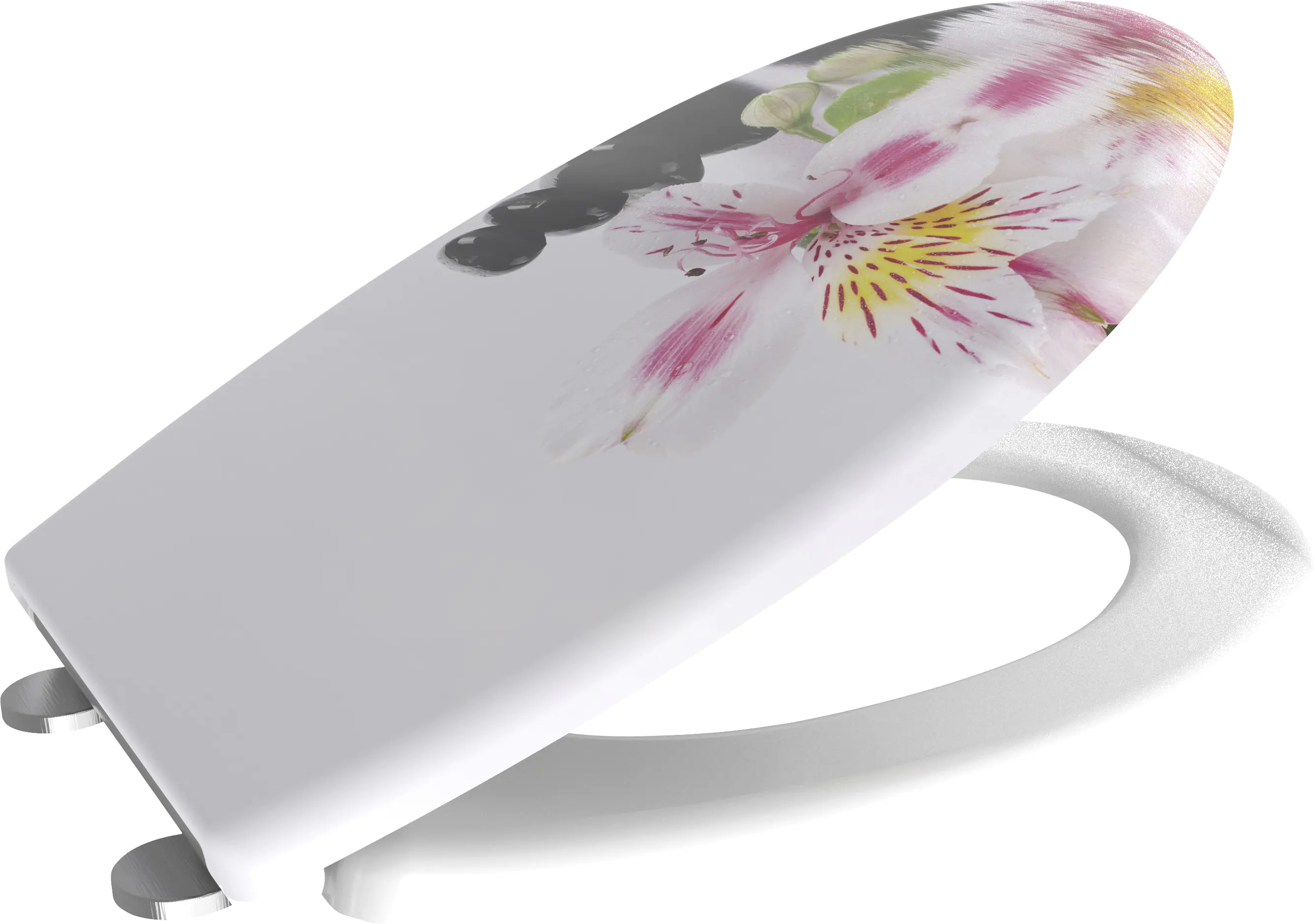 Duschwell Duroplast WC-Sitz Lilie