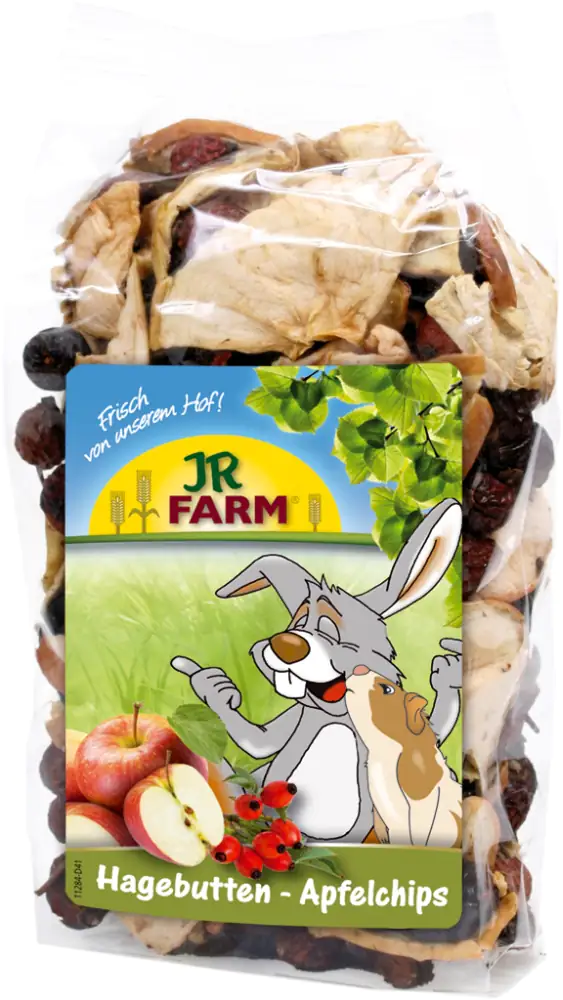 JR Farm Nagersnack Hagebutten-Apfelchips 125 g 125 g