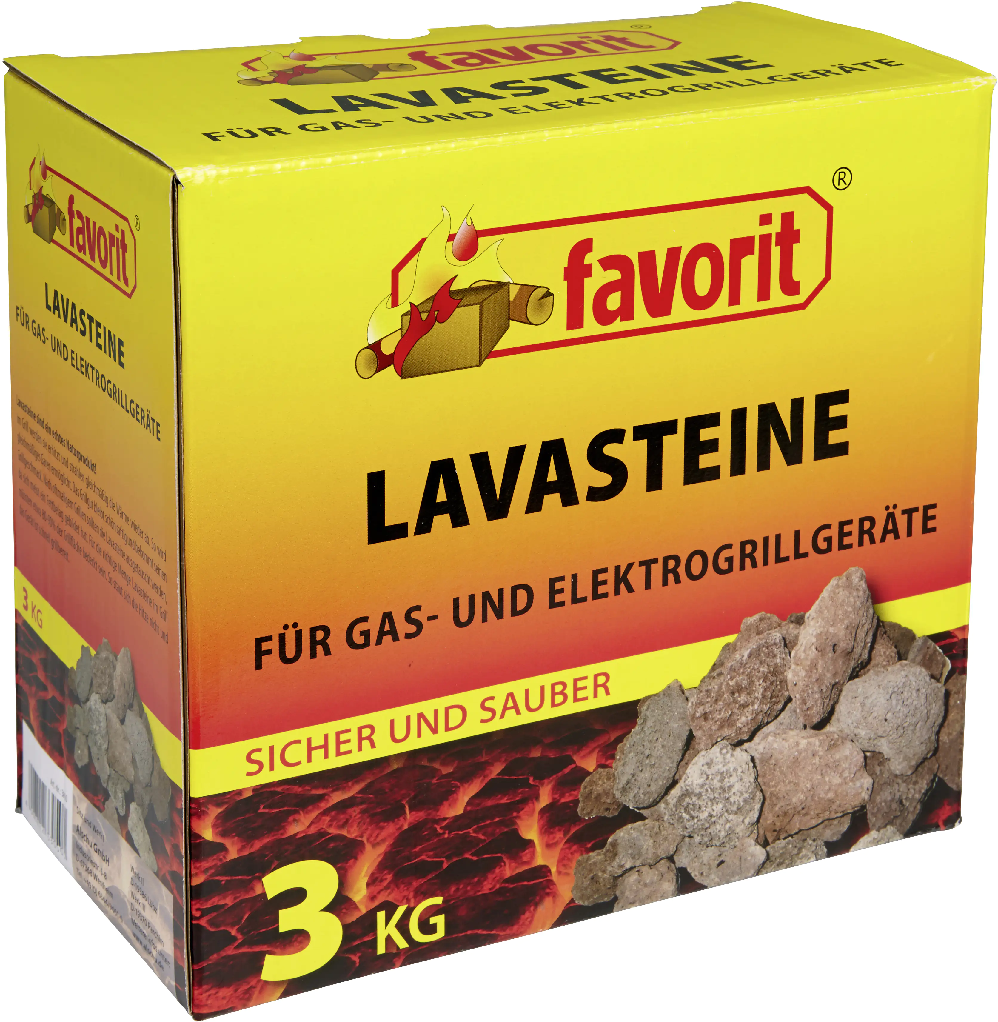 Favorit Lavasteine 3 kg