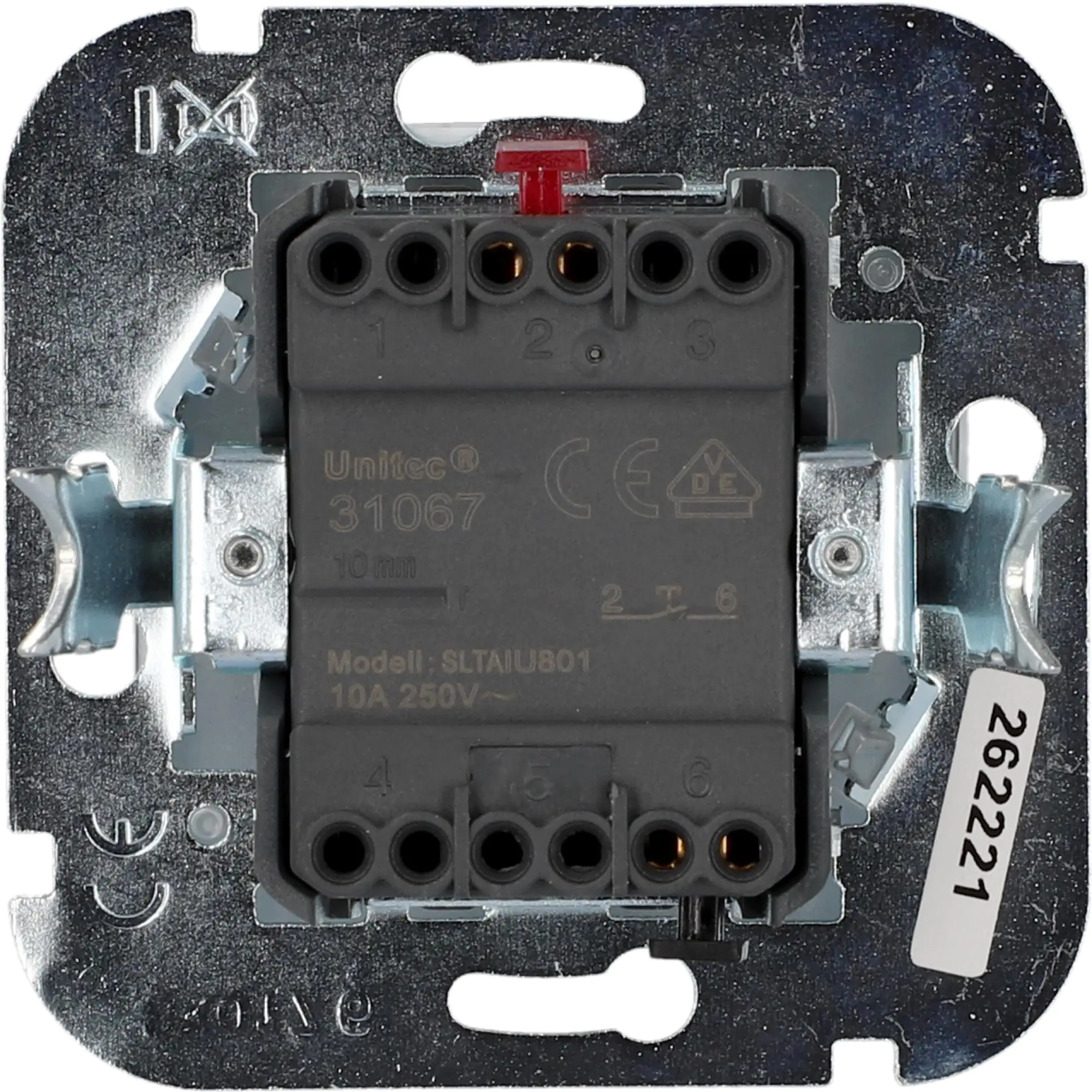 Unitec Taster LeMans ultraweiß Schaltereinsatz