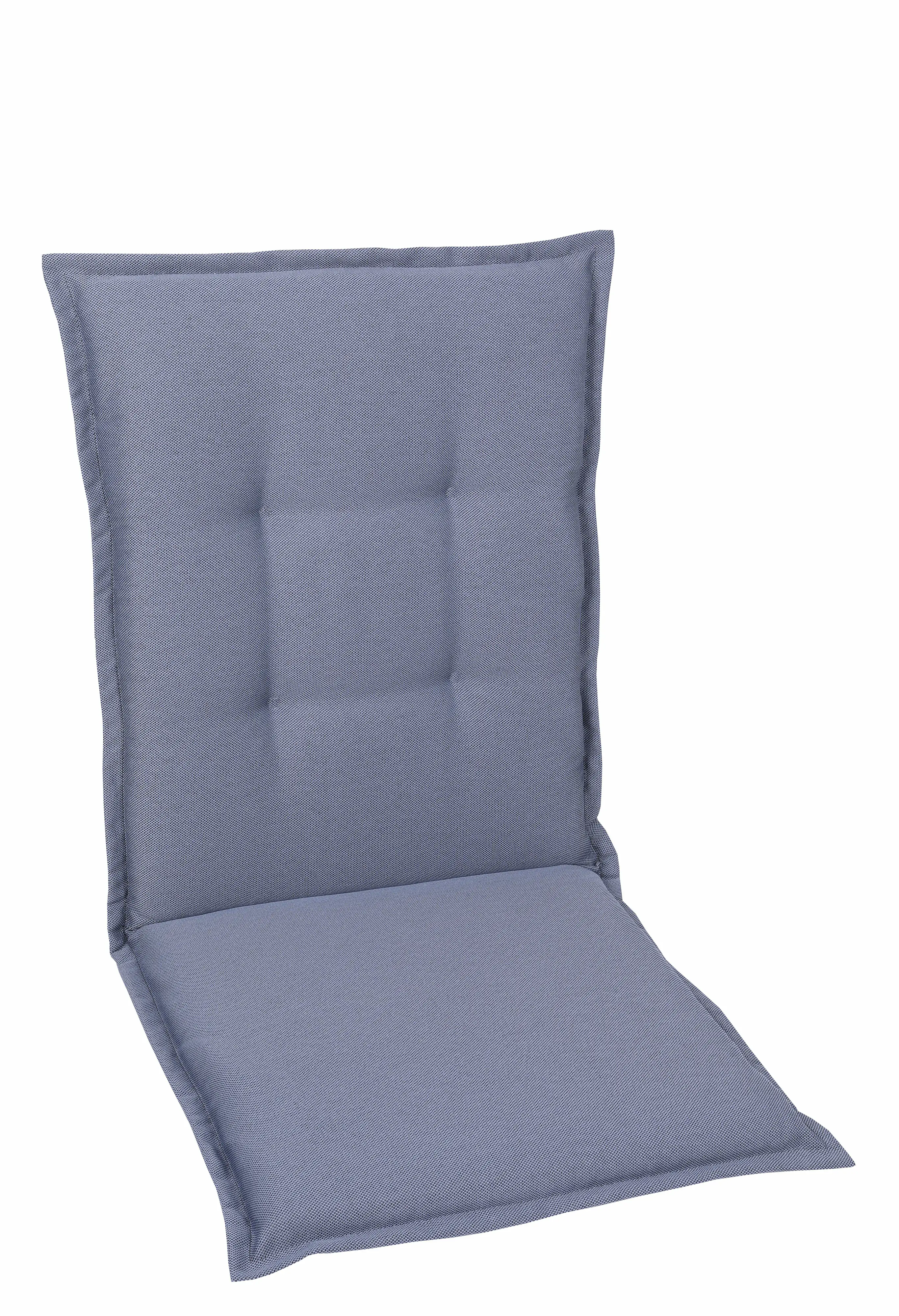 GO-DE Gartenstuhlauflagen mittellehner 108 x 50 x 7 cm blau