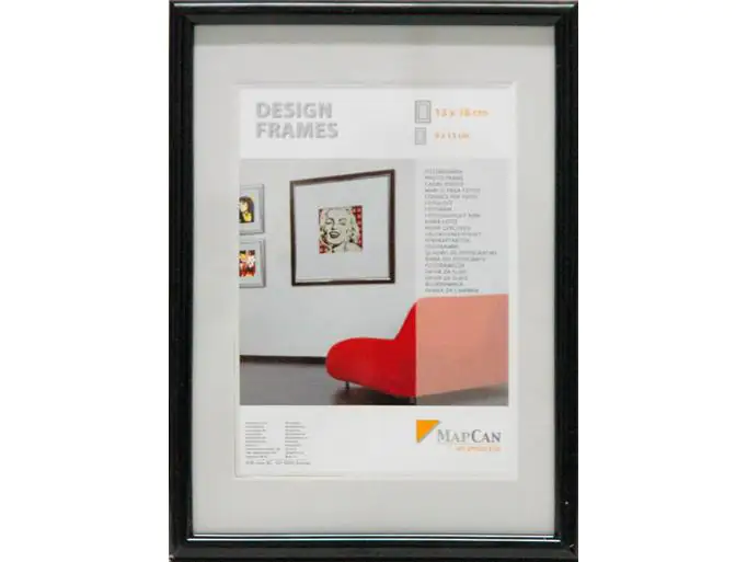Kunststoff Bilderrahmen Design Frames schwarz, 60 x 80 cm Kunststoff Bilderrahmen Design Frames schwarz, 60 x 80 cm
