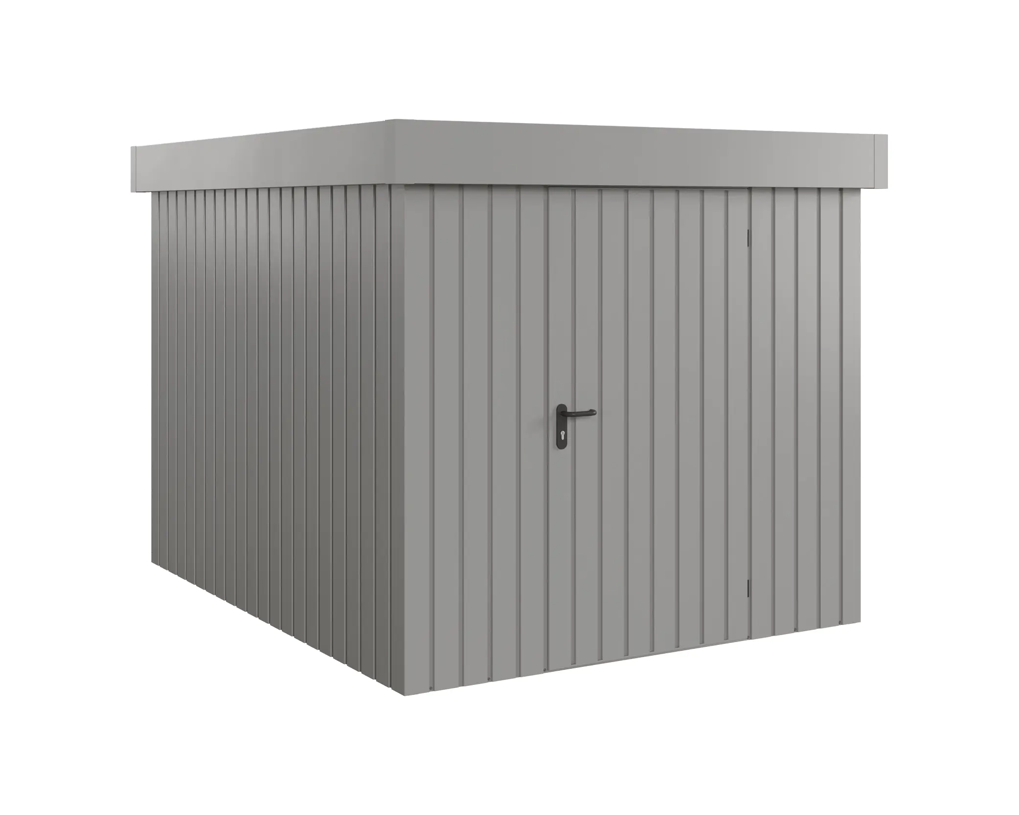 EcoStar Metallgerätehaus Euroline EFD6 graualuminium 214 x 262 cm 1-flg. EcoStar Metallgerätehaus Euroline EFD6 graualuminium 214 x 262 cm 1-flg.