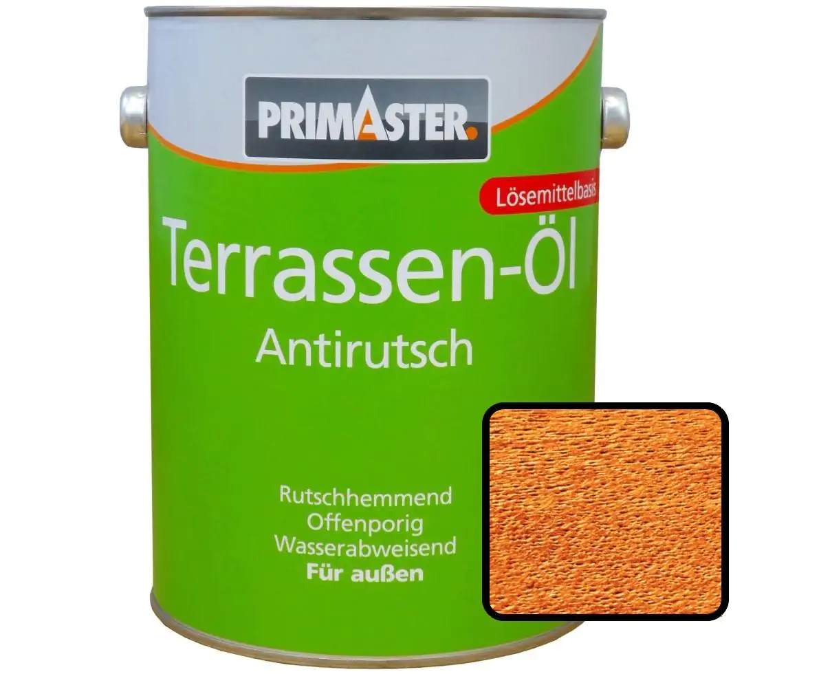 Primaster Terrassen-Öl Anti Rutsch 2,5 L teak
