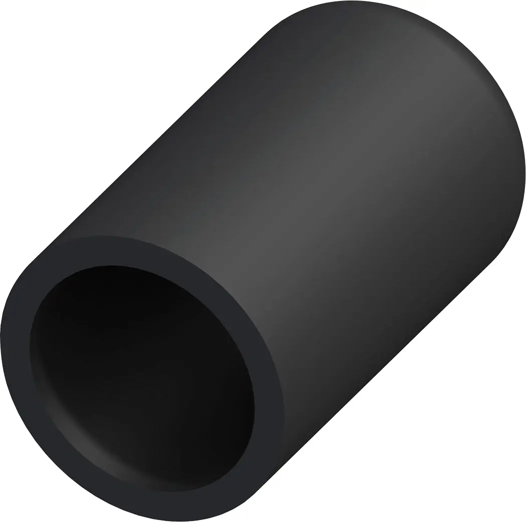 alfer Gummikappe 9.5 mm 9.5 x 20 x 1.2 mm PVC (Kunststoff) glatt schwarz