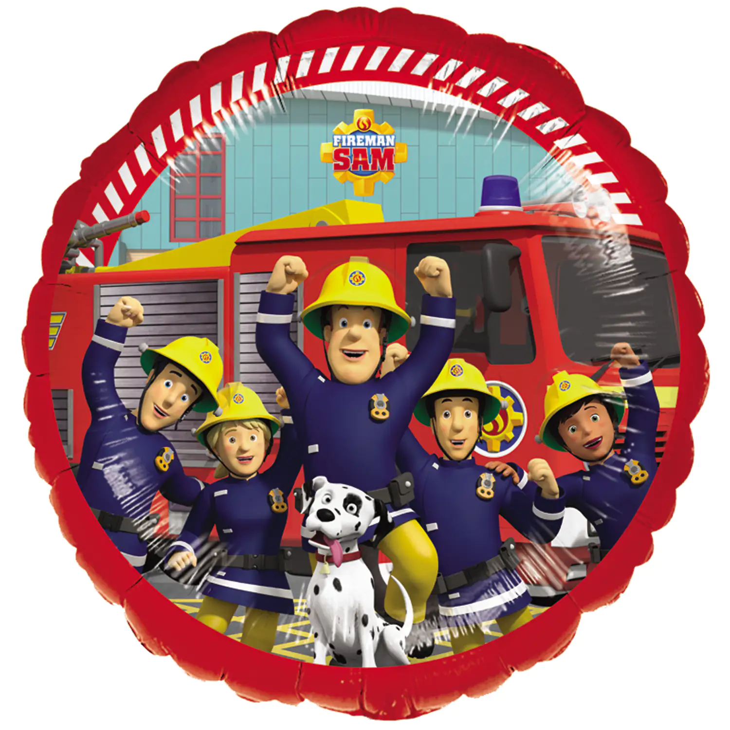 Folienballon Fireman Sam 43 cm Folienballon Fireman Sam 43 cm