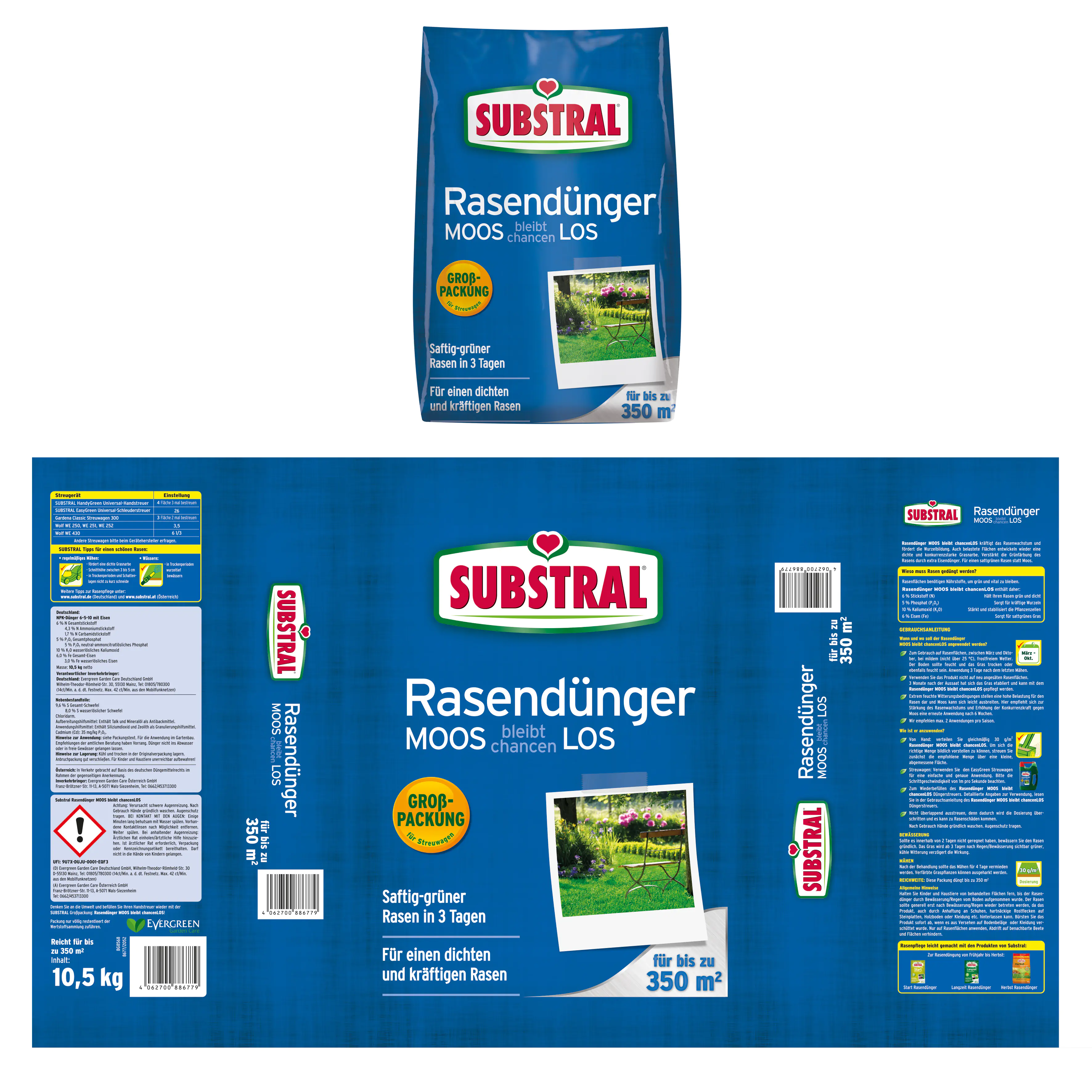 Substral Rasendünger 10,5 kg