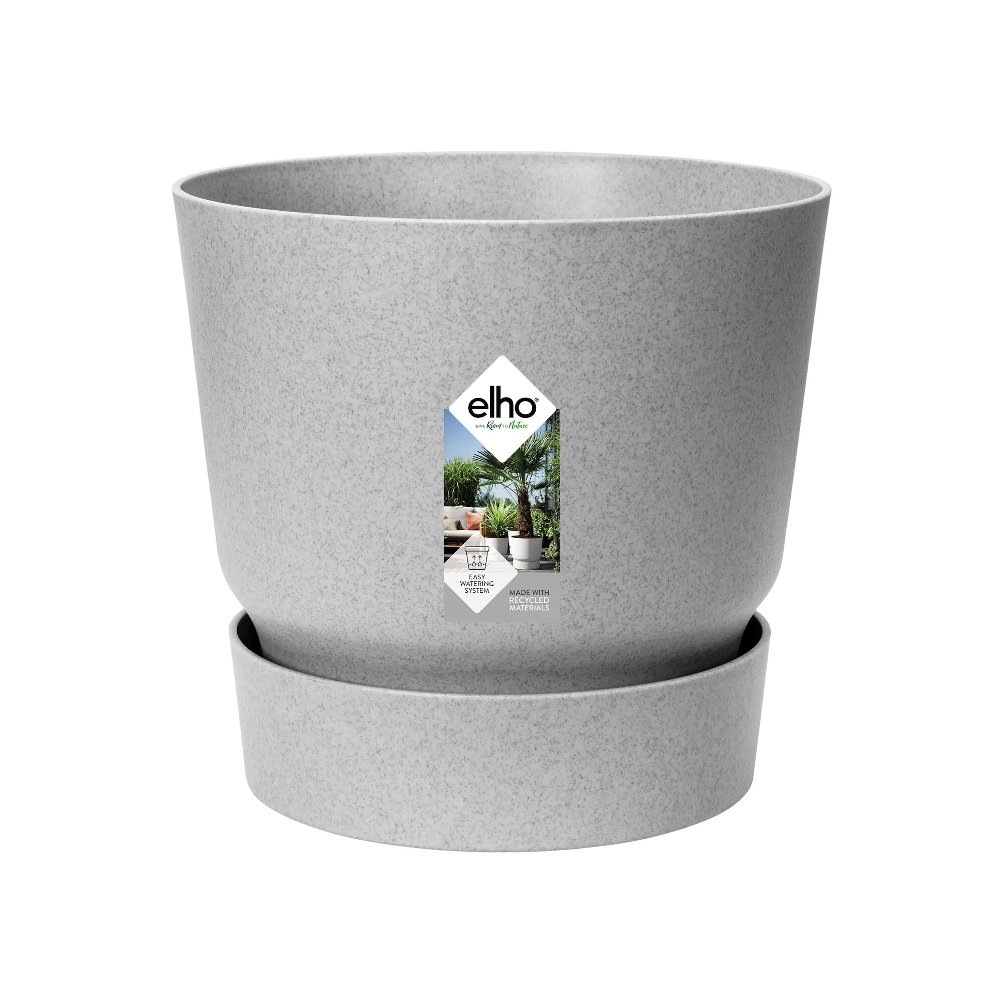 Elho Pflanztopf Greenville Ø 25 x 23 cm living beton Elho Pflanztopf Greenville Ø 25 x 23 cm living beton