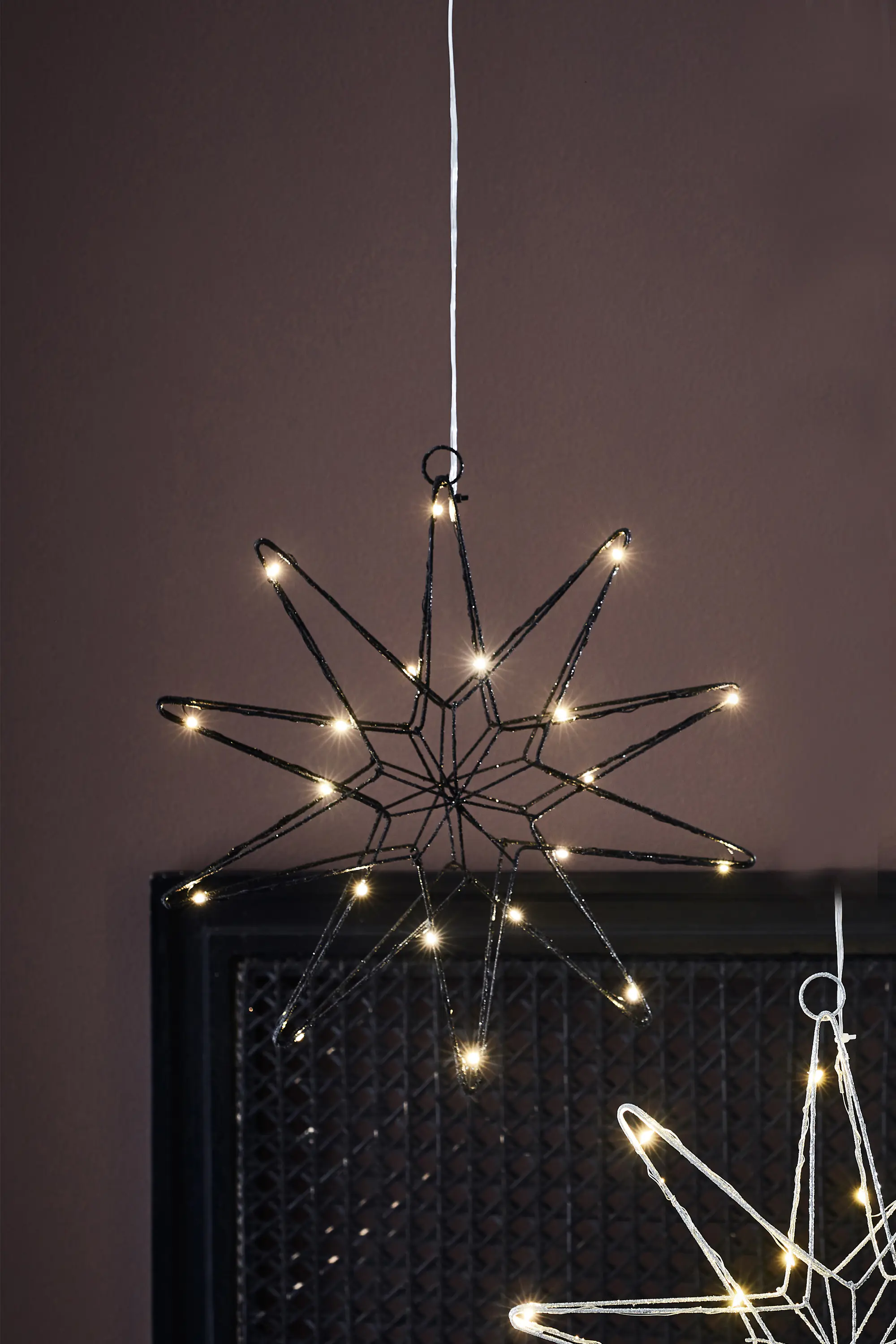 Markslöjd LED Hängestern Gleam Eisen Ø 30 cm schwarz