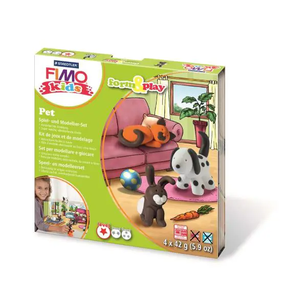 Fimo Modelliermasse kids form & play Pet
