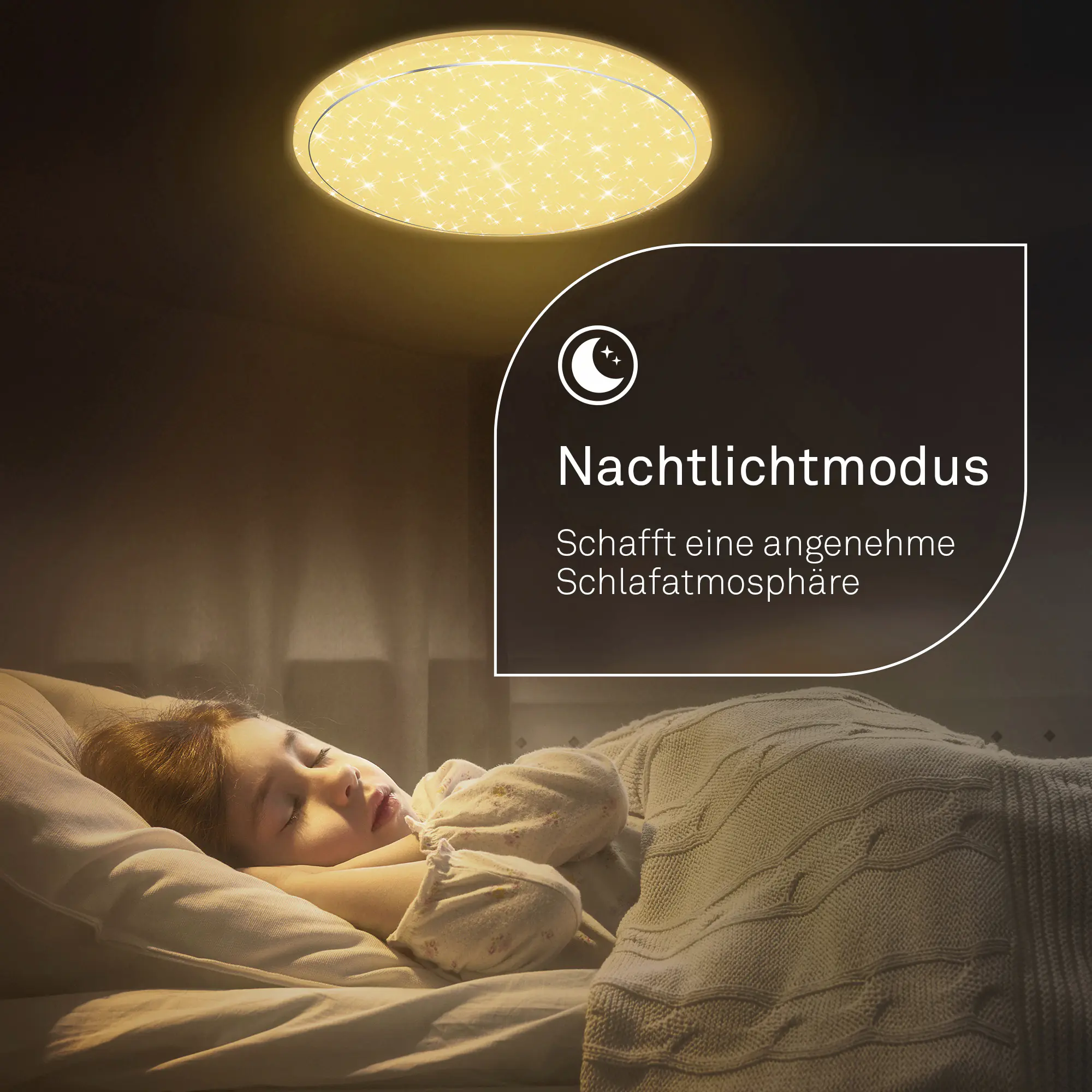 Briloner LED-Deckenleuchte Star Ø 48,5 cm weiß matt warmweiß-kaltweiß