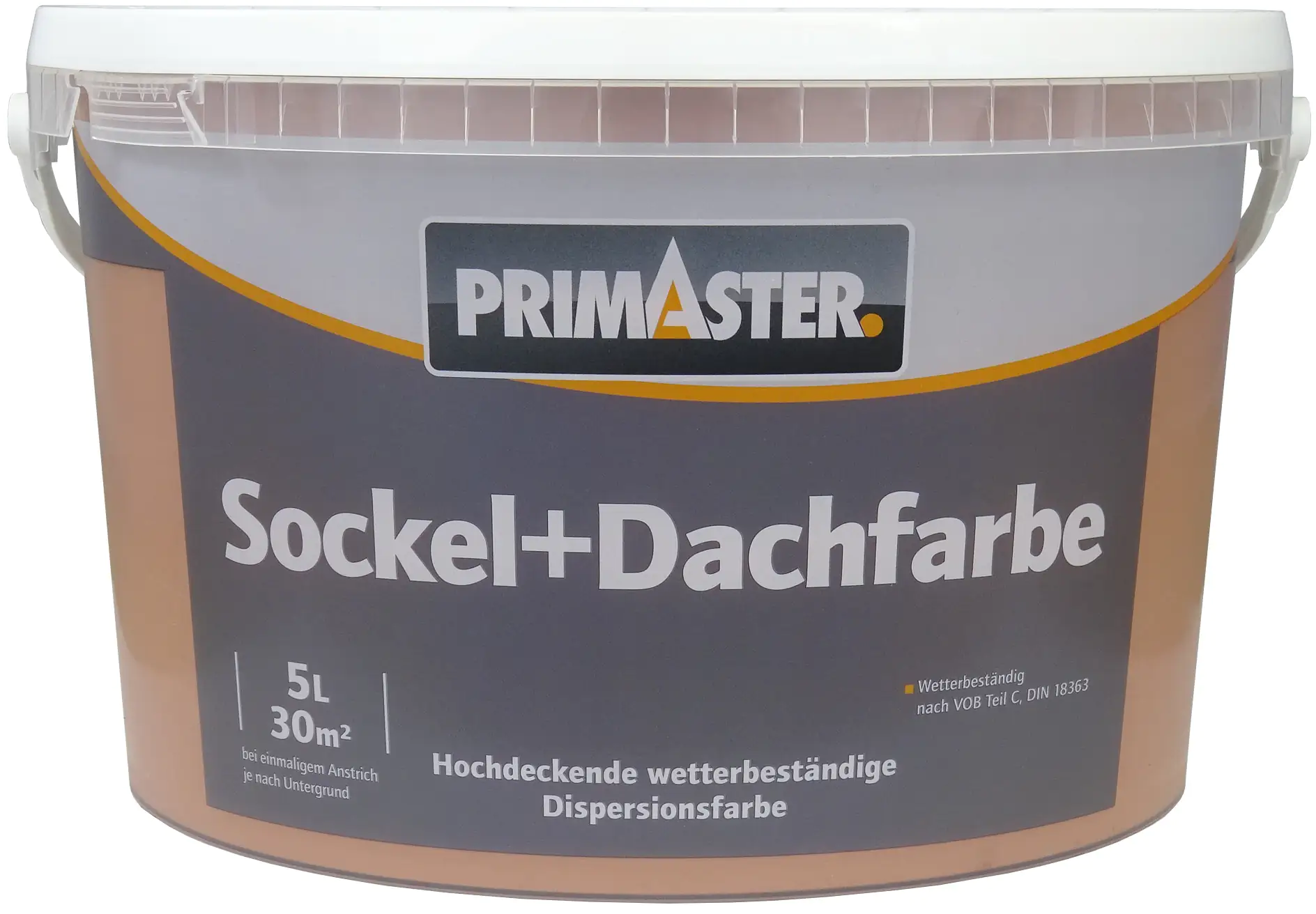 Primaster Sockel- und Dachfarbe 5 L sandstein matt