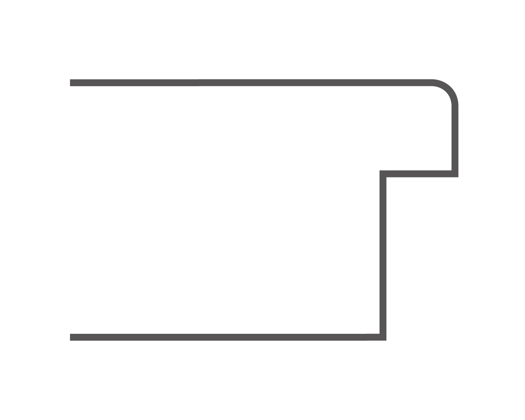 Borne Türblatt CPL design-weiß Röhrenspan