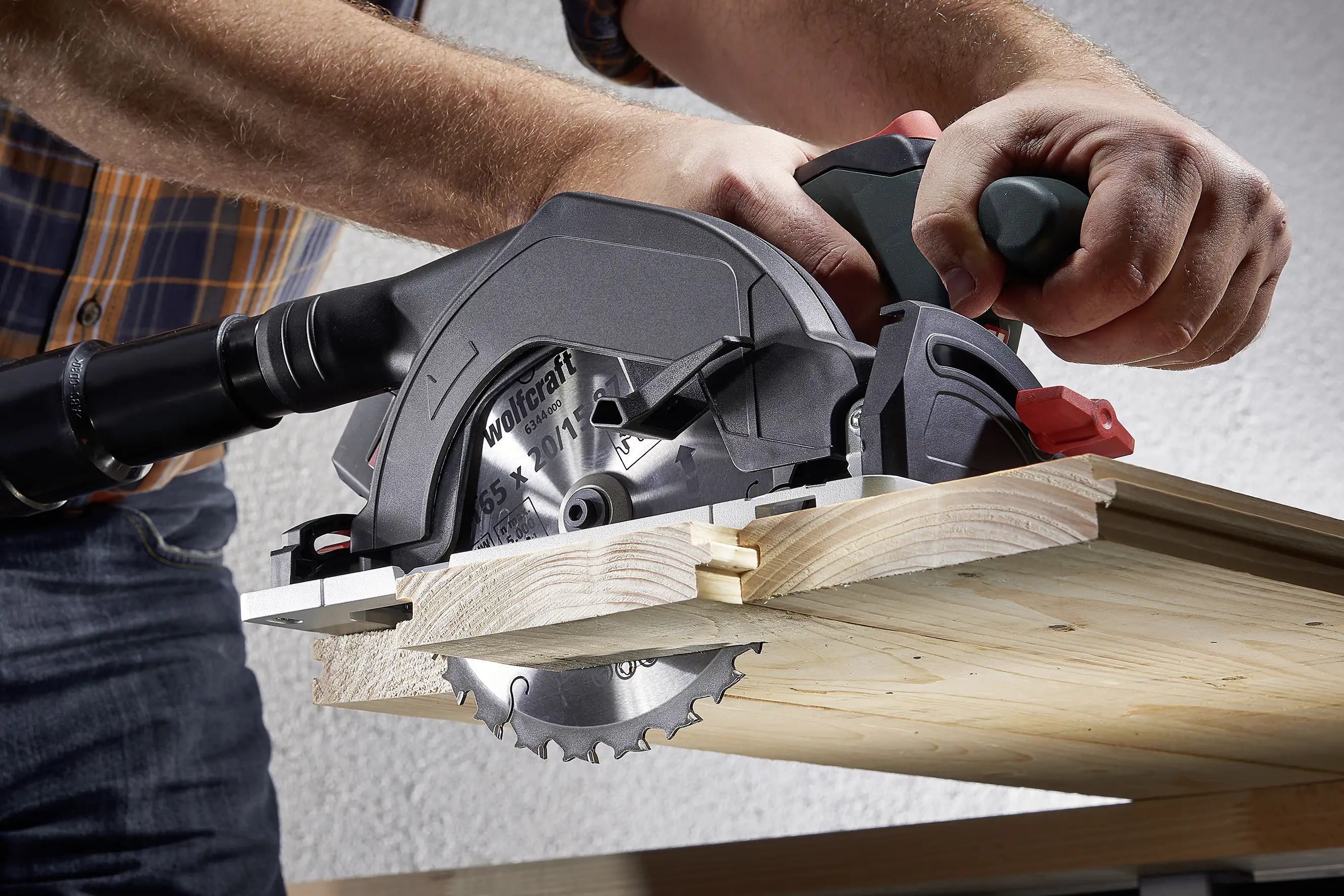 Wolfcraft Kreissägeblatt Ø 165 mm Bohrung Ø 20 mm 24 Zähne