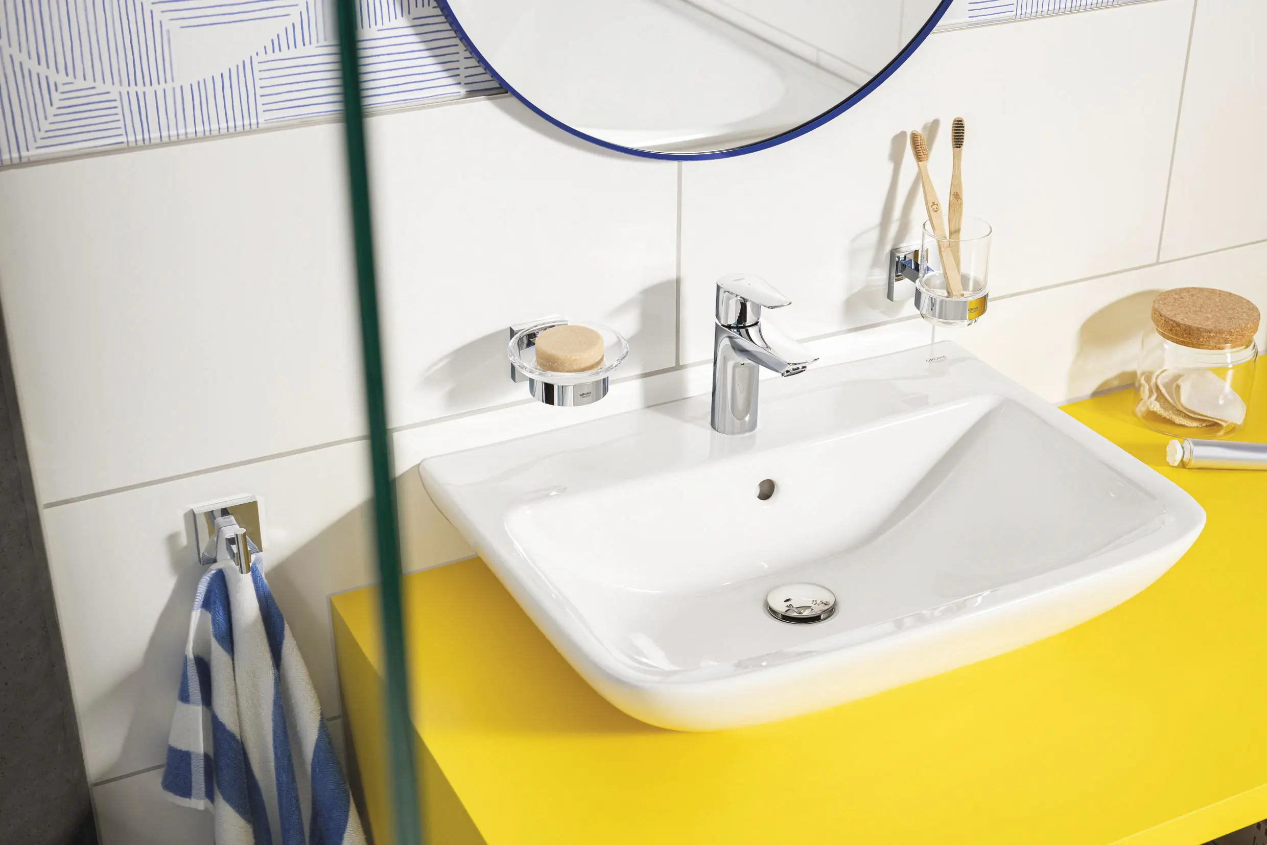 Grohe Keramik Waschtisch 60 cm Start Edge weiß Grohe Keramik Waschtisch 60 cm Start Edge weiß