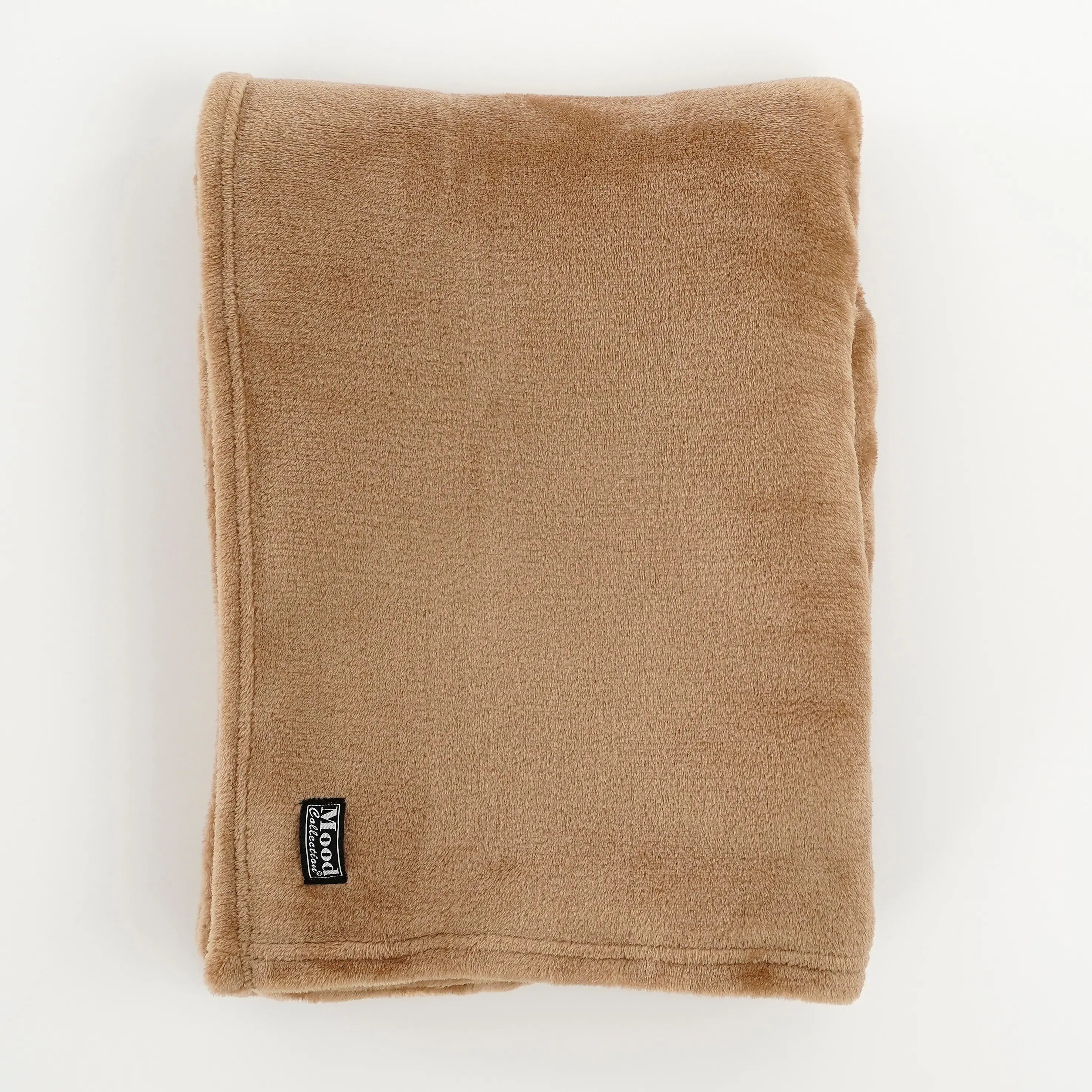 Mica Decorations Fleecedecke Famke 130 x 180 cm hellbraun