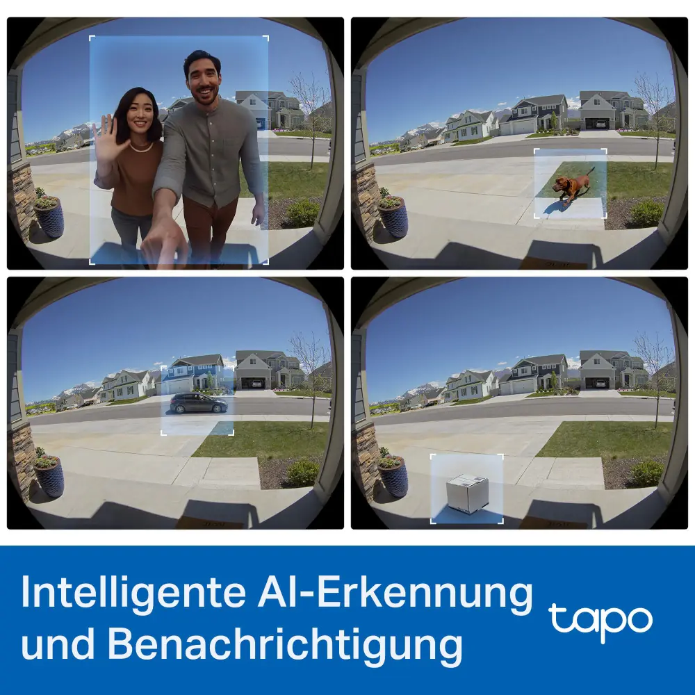 TP-Link Türklingelkamera Tapo D235 Smart Video schwarz