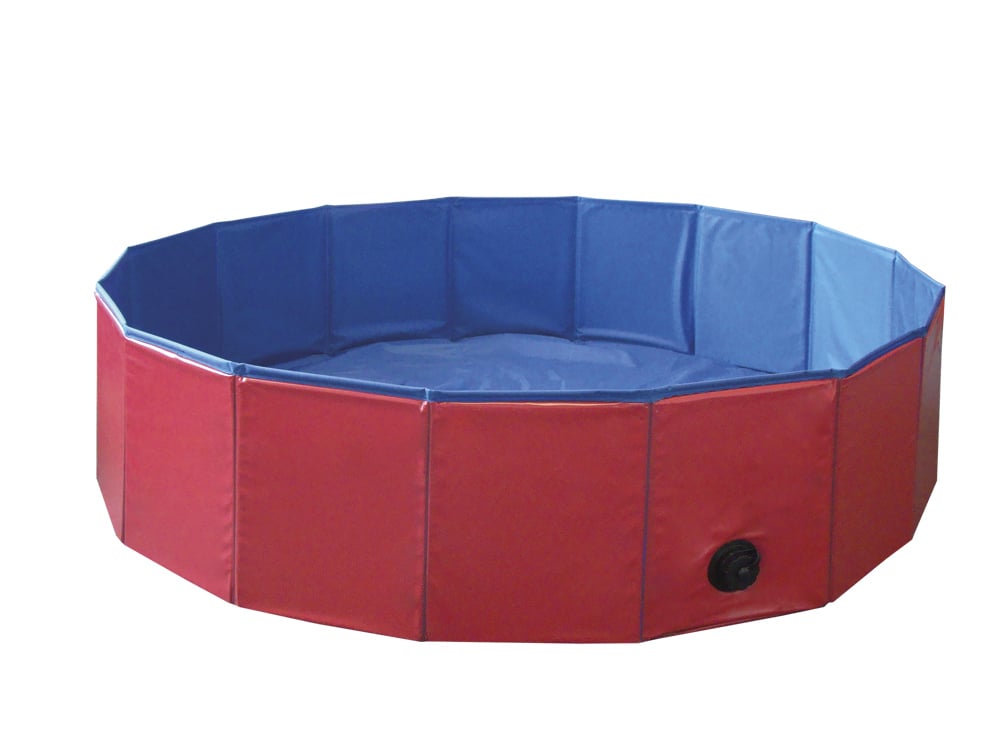 Nobby Hundepool rot Ø 120 x 30 cm