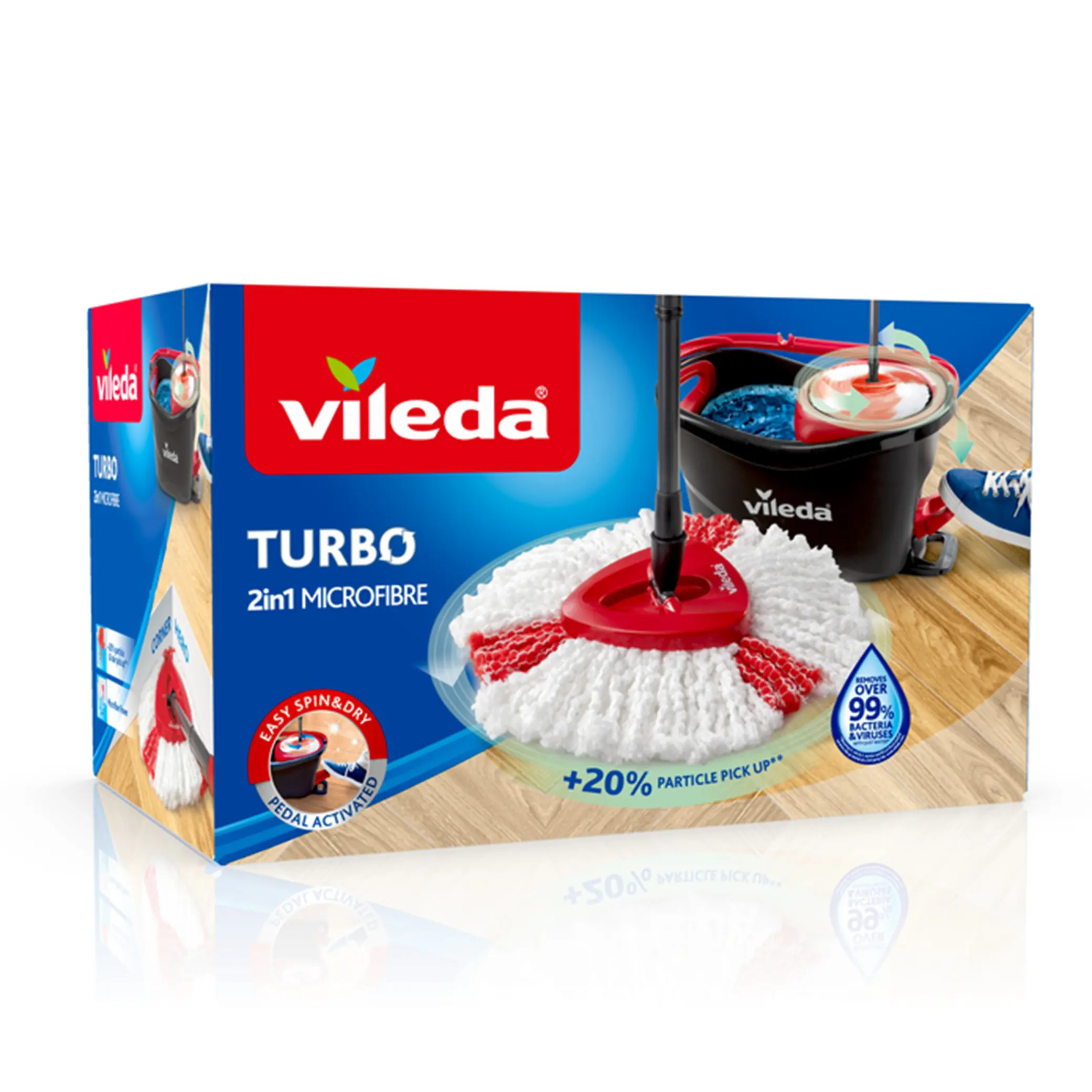 Vileda Turbo Easy Wring & Clean Wischmop-Set