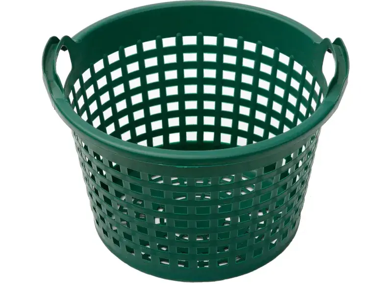 Floraworld Kartoffelkorb Classic 31 L rund grün