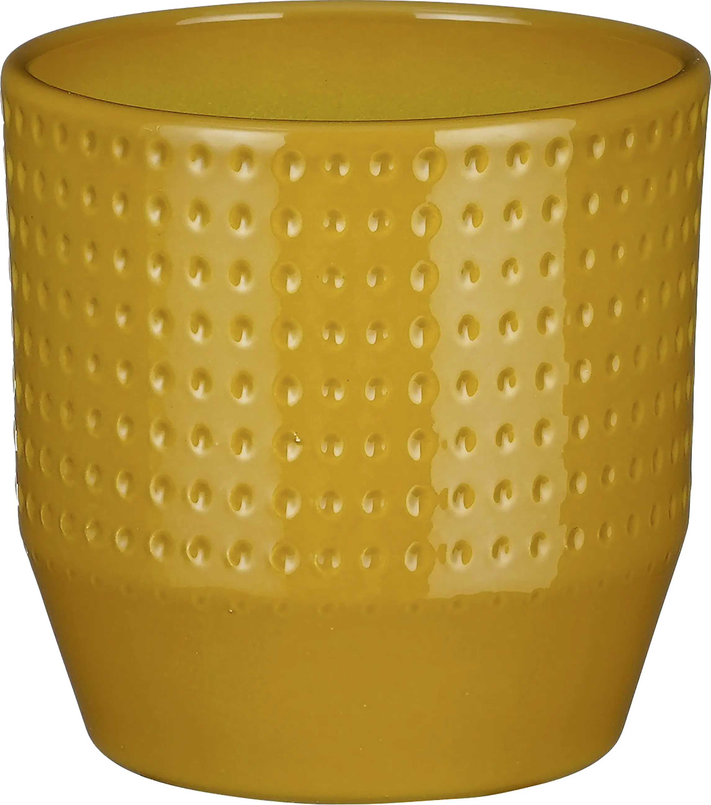 Mica Linde Blumentopf – Glas, Braun Satiniert, 13 X 13 X 11,5 Cm