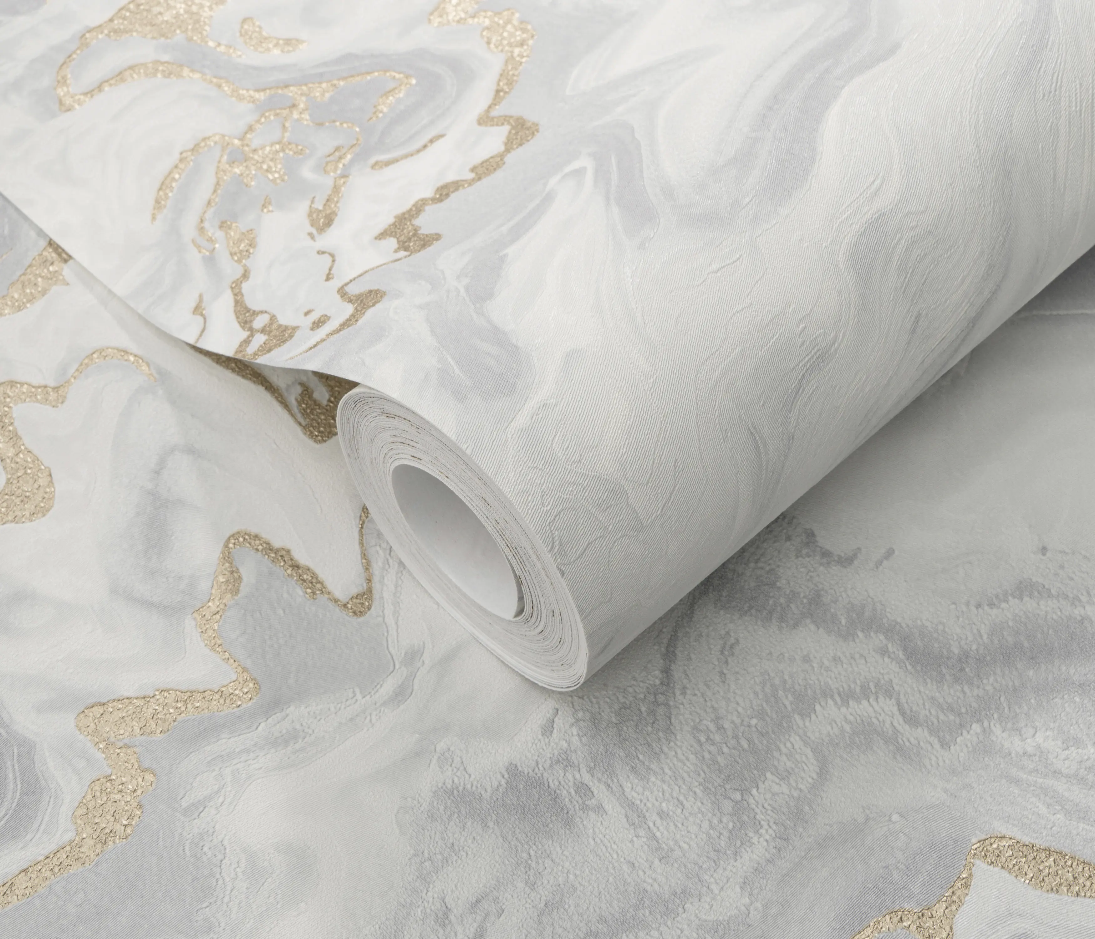 Erismann Vliestapete Marmor hellgrau 10,05 x 0,53 m