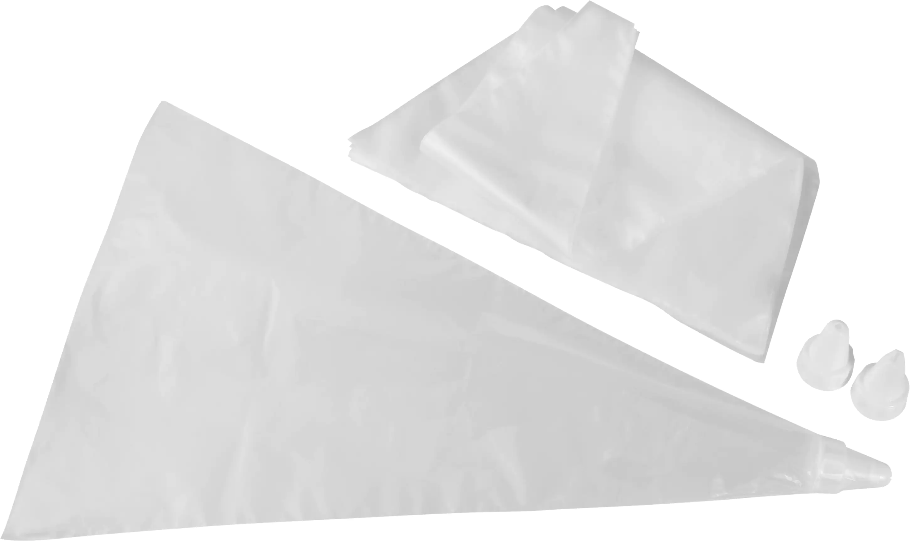 Zenker Einwegspritzbeutel 20 Stück inkl. 3 Tüllen 33 cm