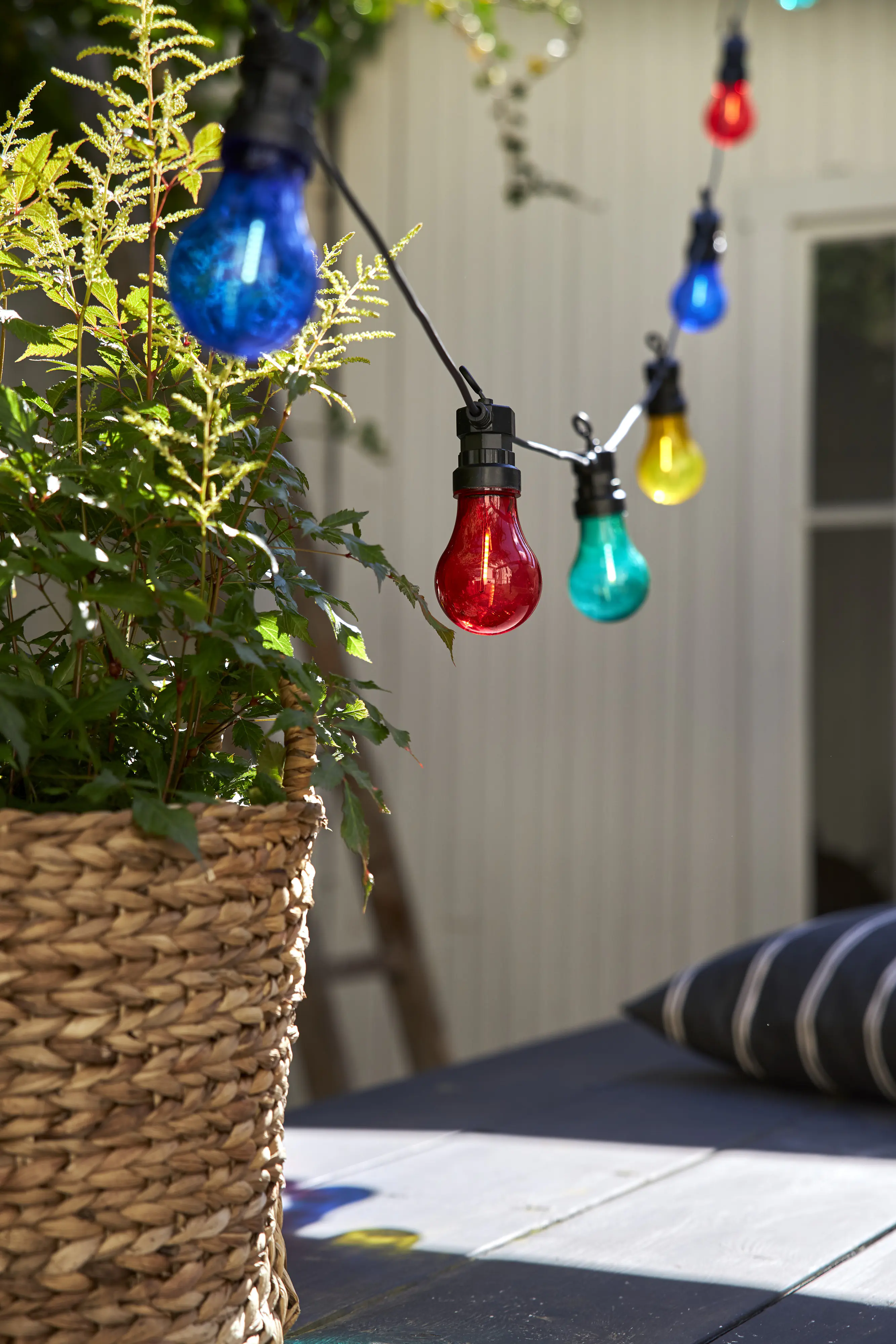 Eglo LED Lichterkette Außen Circus 4,05 m bunt