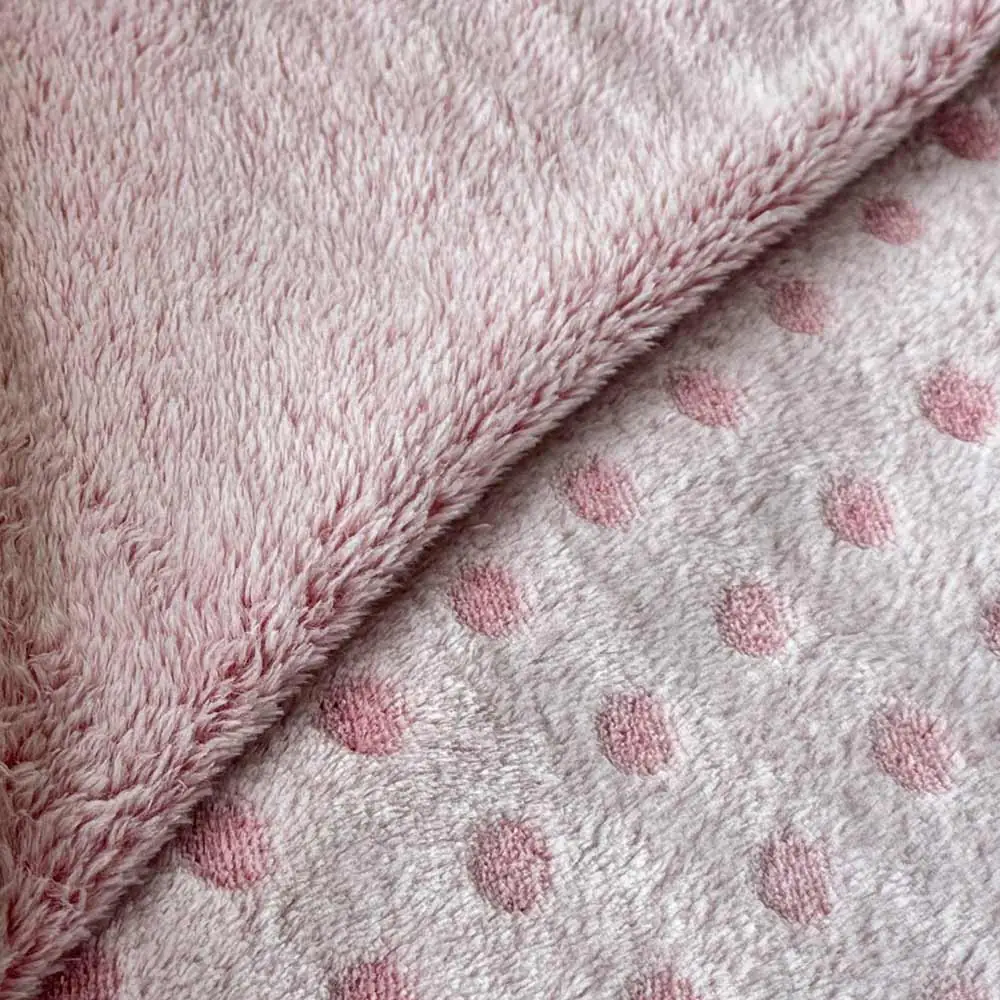 Nobby Hundedecke Fleece Dots 150 x 100 cm rosa