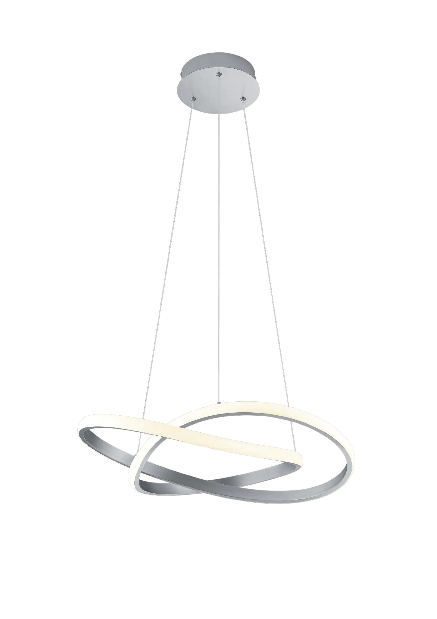 Reality Leuchten LED Pendelleuchte Course nickel matt Reality Leuchten LED Pendelleuchte Course nickel matt