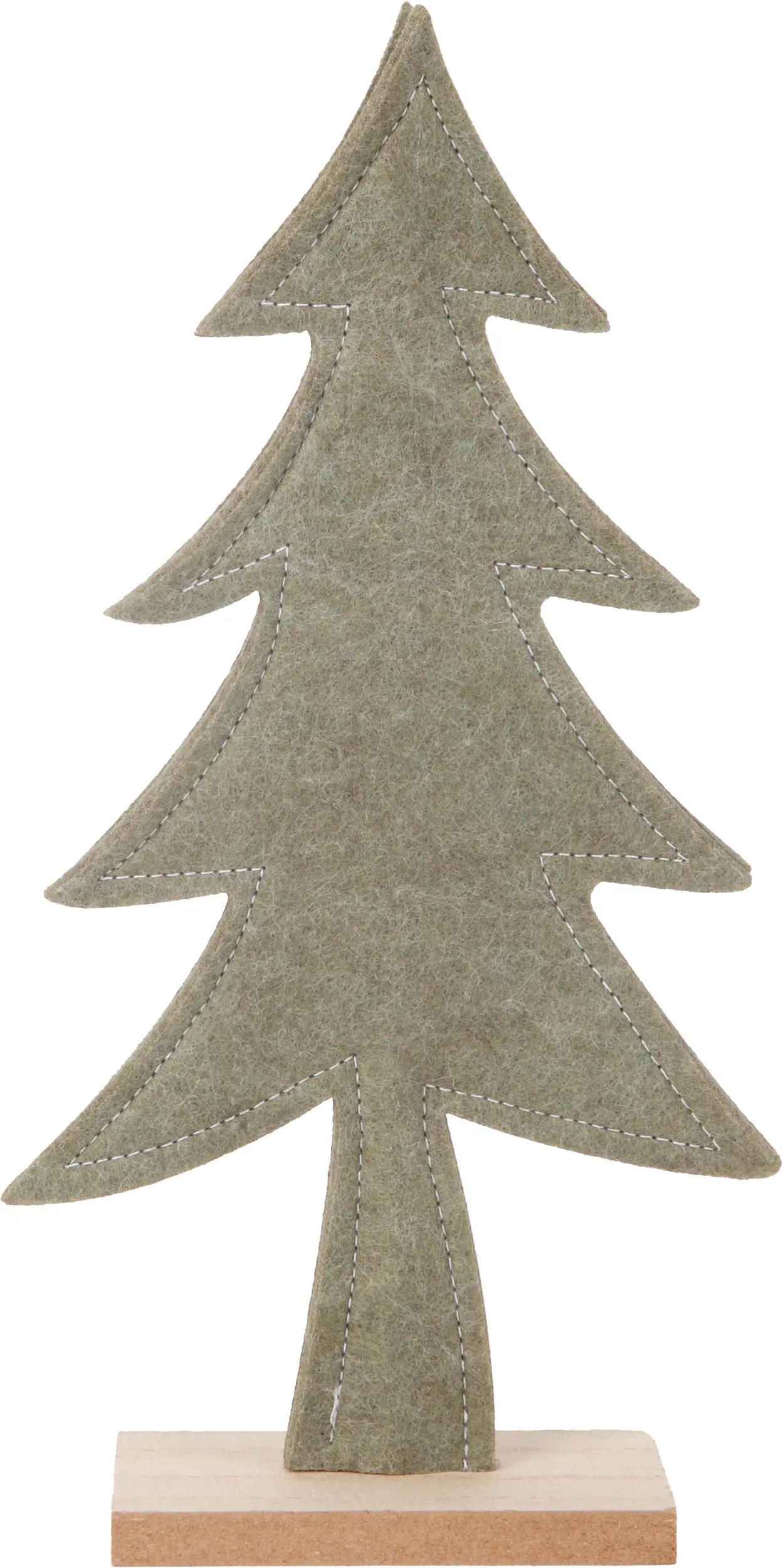 Dekoaufsteller Tannenbaum Holz 25 x 13 cm grün natur Dekoaufsteller Tannenbaum Holz 25 x 13 cm grün natur