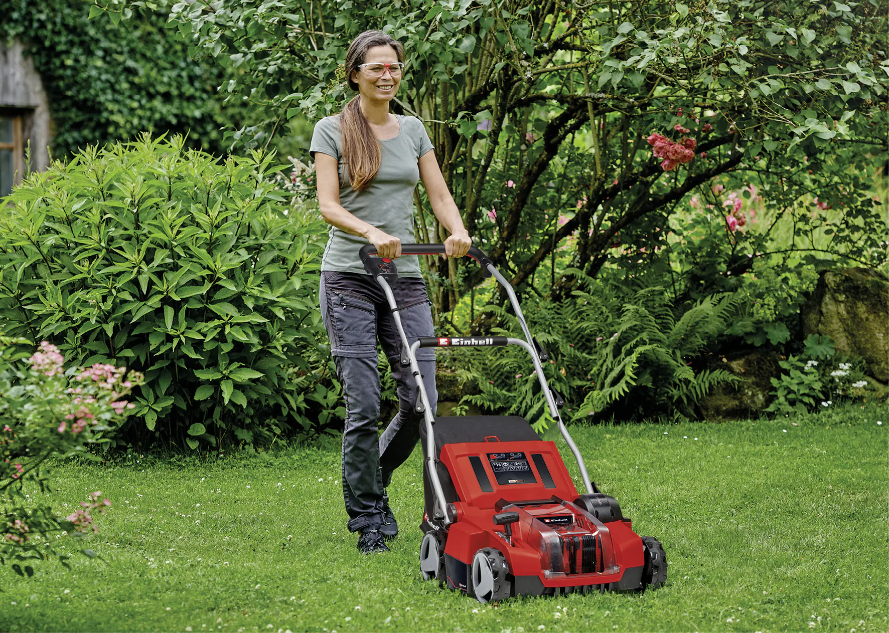 Einhell Akku-Vertikutierer GE-SA 36/35 Li-Solo 35 cm Arbeitsbreite