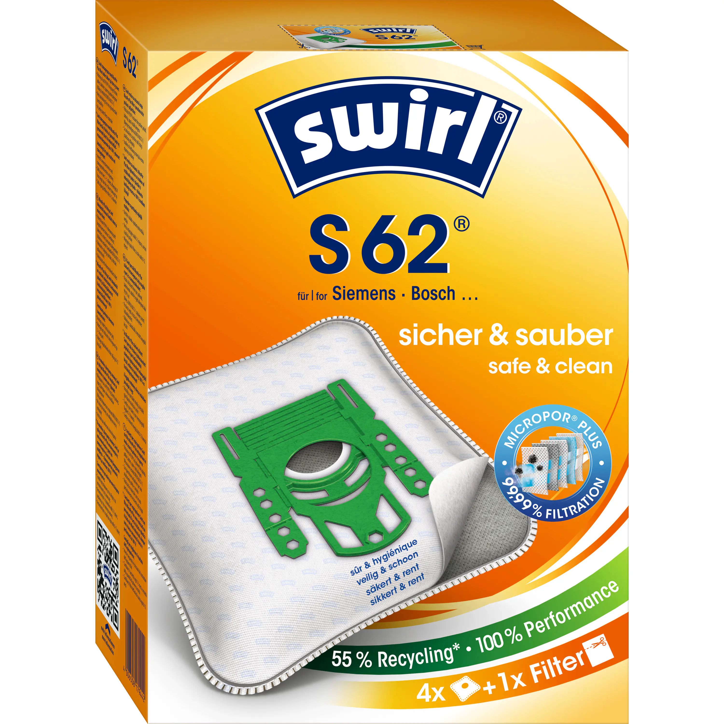 Swirl® S 62  MicroPor® Plus