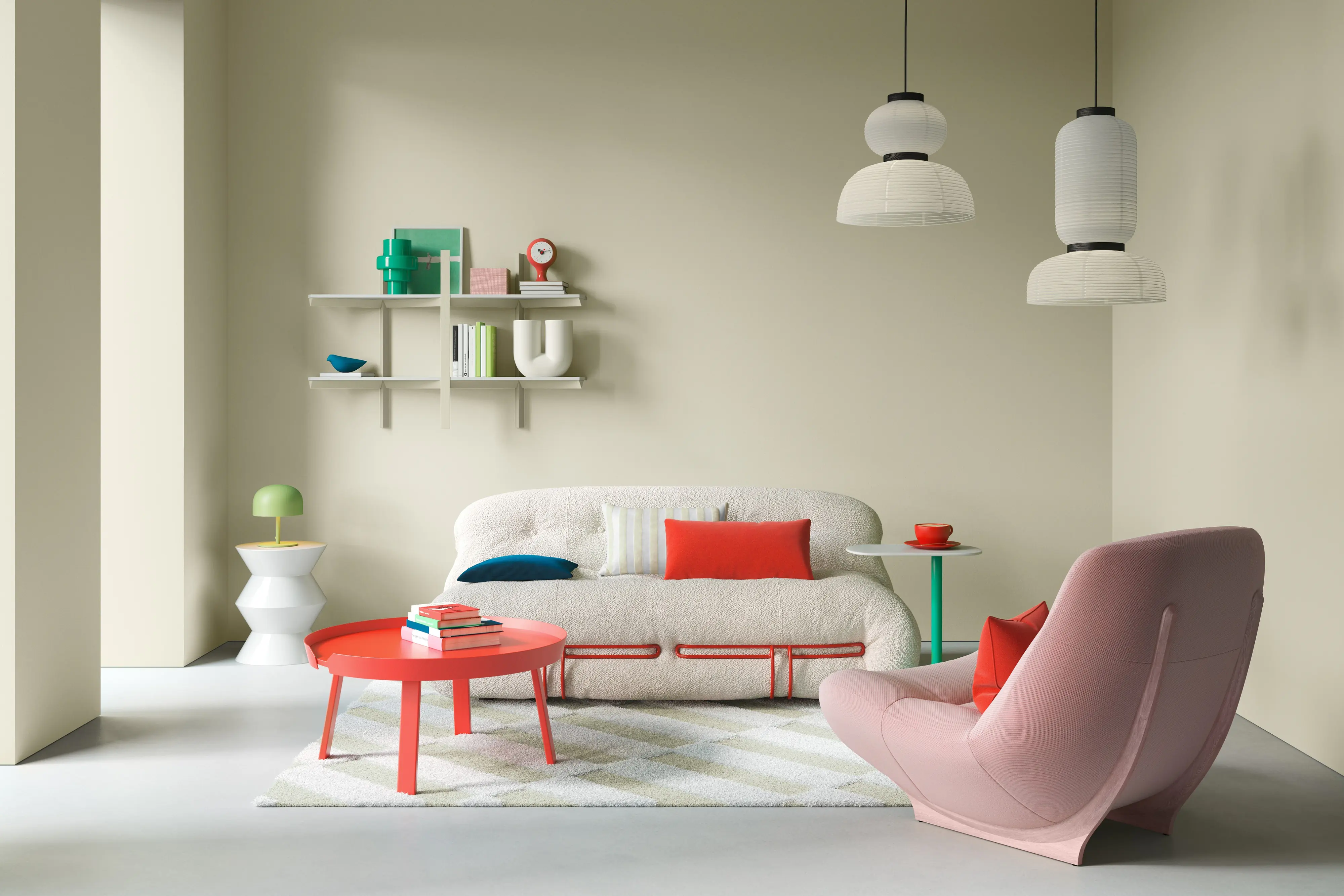 Alpina Wandfarbe Pantone matt bone white 2,5 L