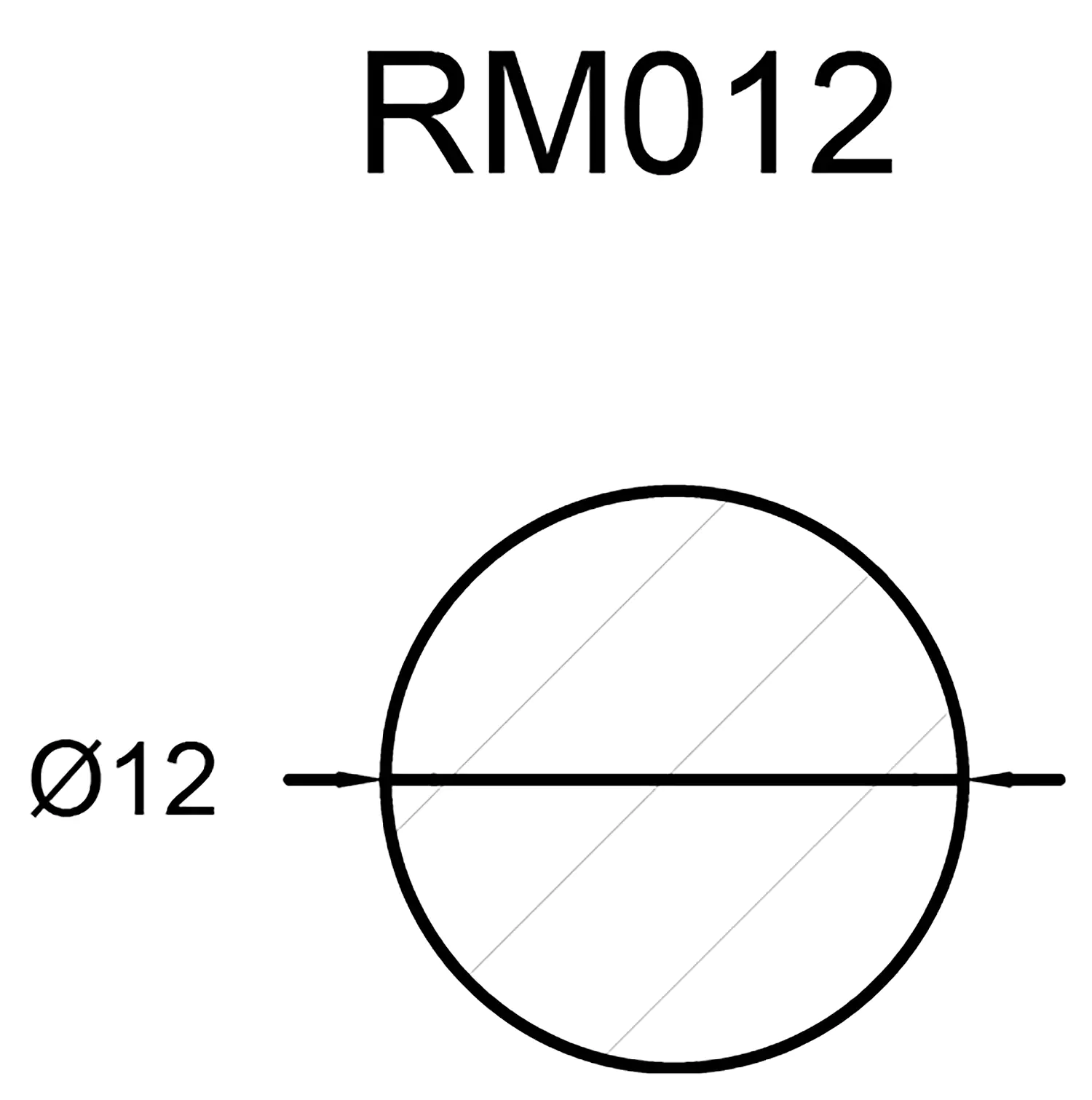 FN Neuhofer Rundstab glatt 100 cm 12 x 12 mm