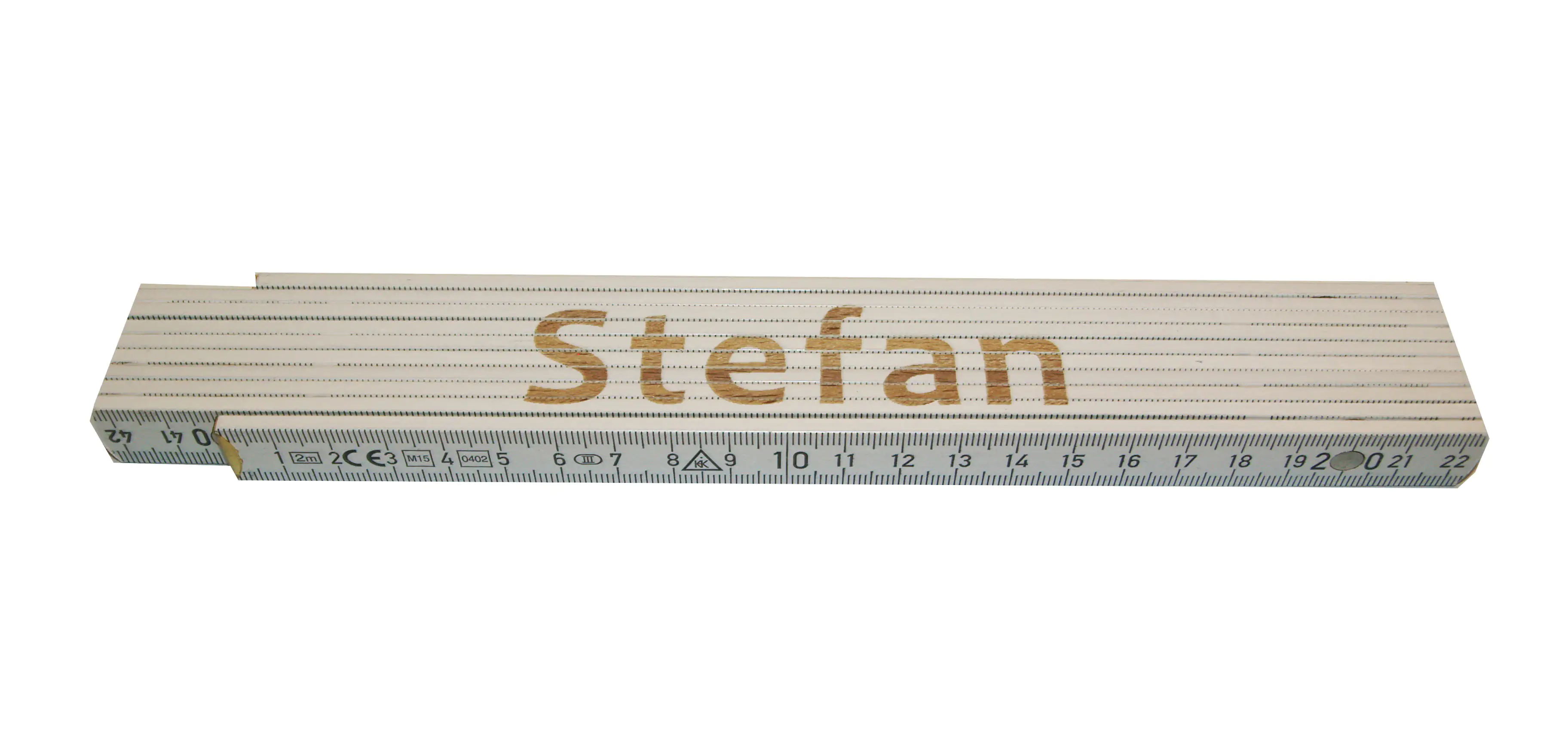 4018945161195 Zollstock Stefan 2 m weiß