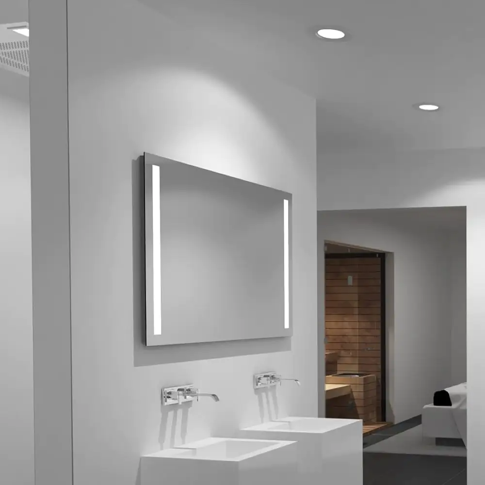 DSK Design LED Lichtspiegel Silver Dream 100 x 70 cm