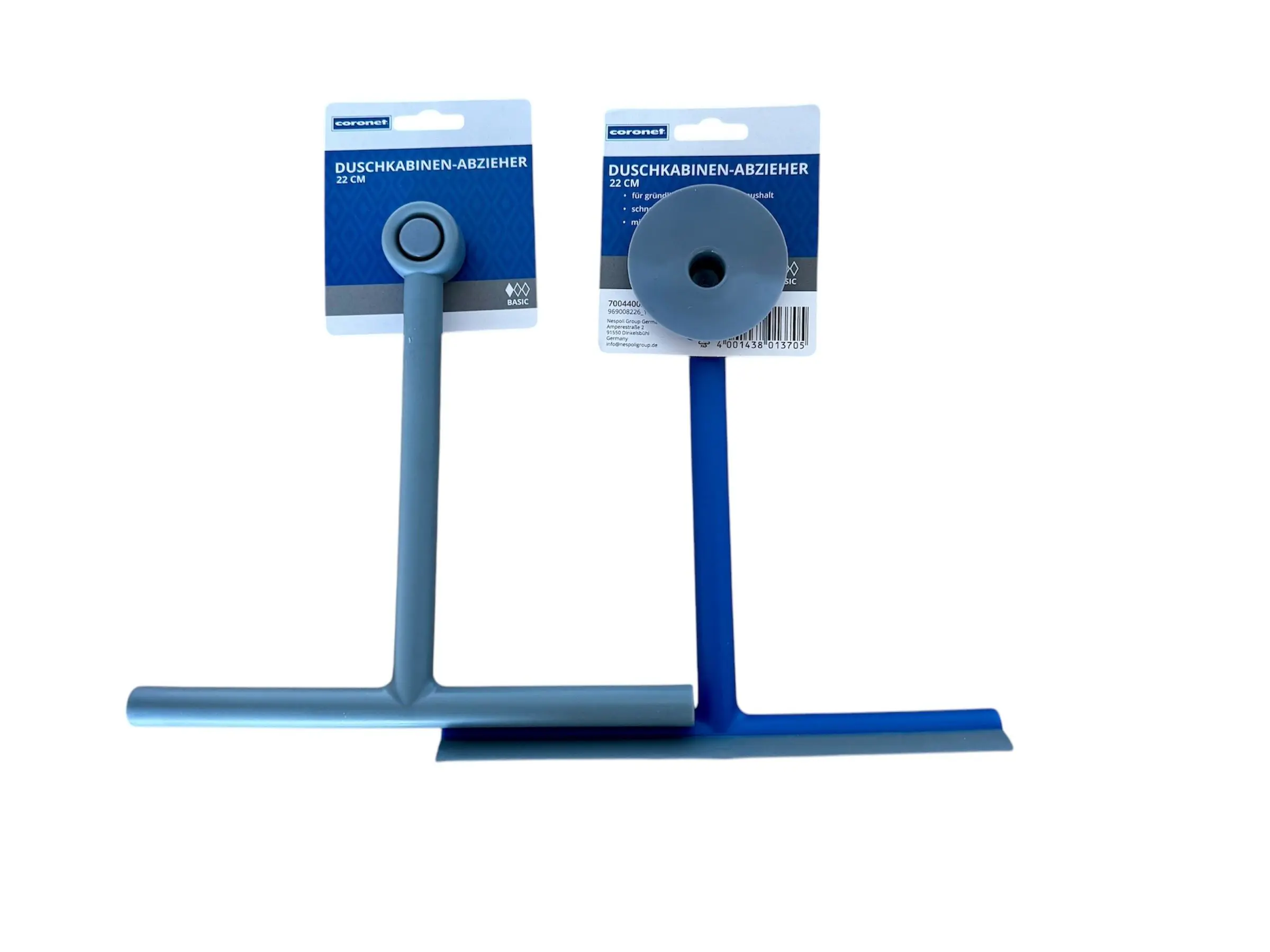 Coronet Duschabzieher 22 cm 2-fach sortiert Coronet Duschabzieher 22 cm 2-fach sortiert