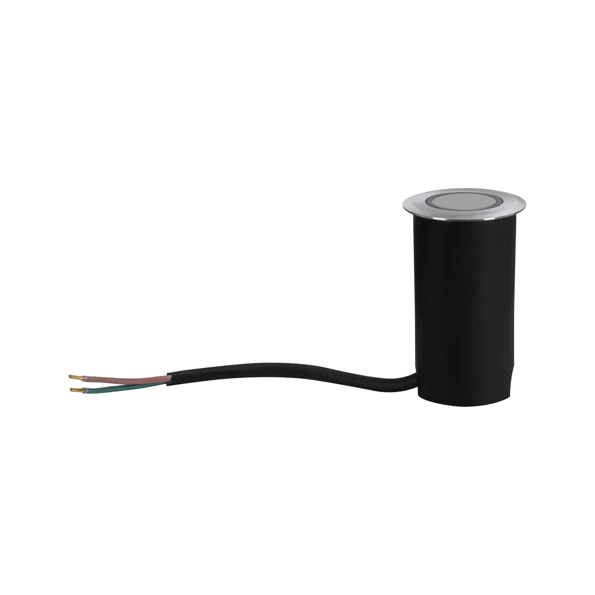 Paulmann LED Bodeneinbauleuchte Ring insect-friendly alu Ø 5 cm warmweiß