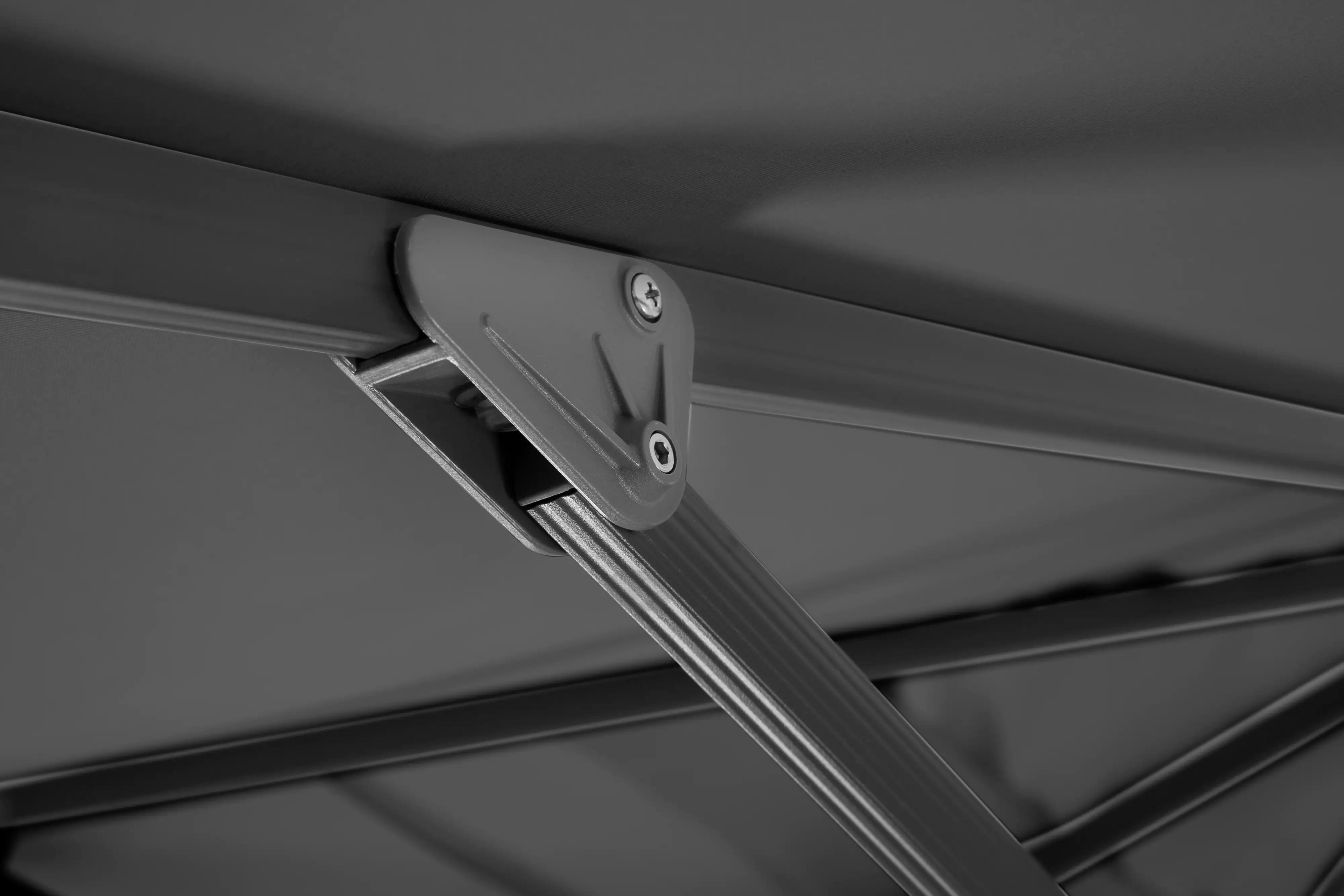 Schneider Ampelschirm Rhodos Grande anthrazit Ø 400 cm