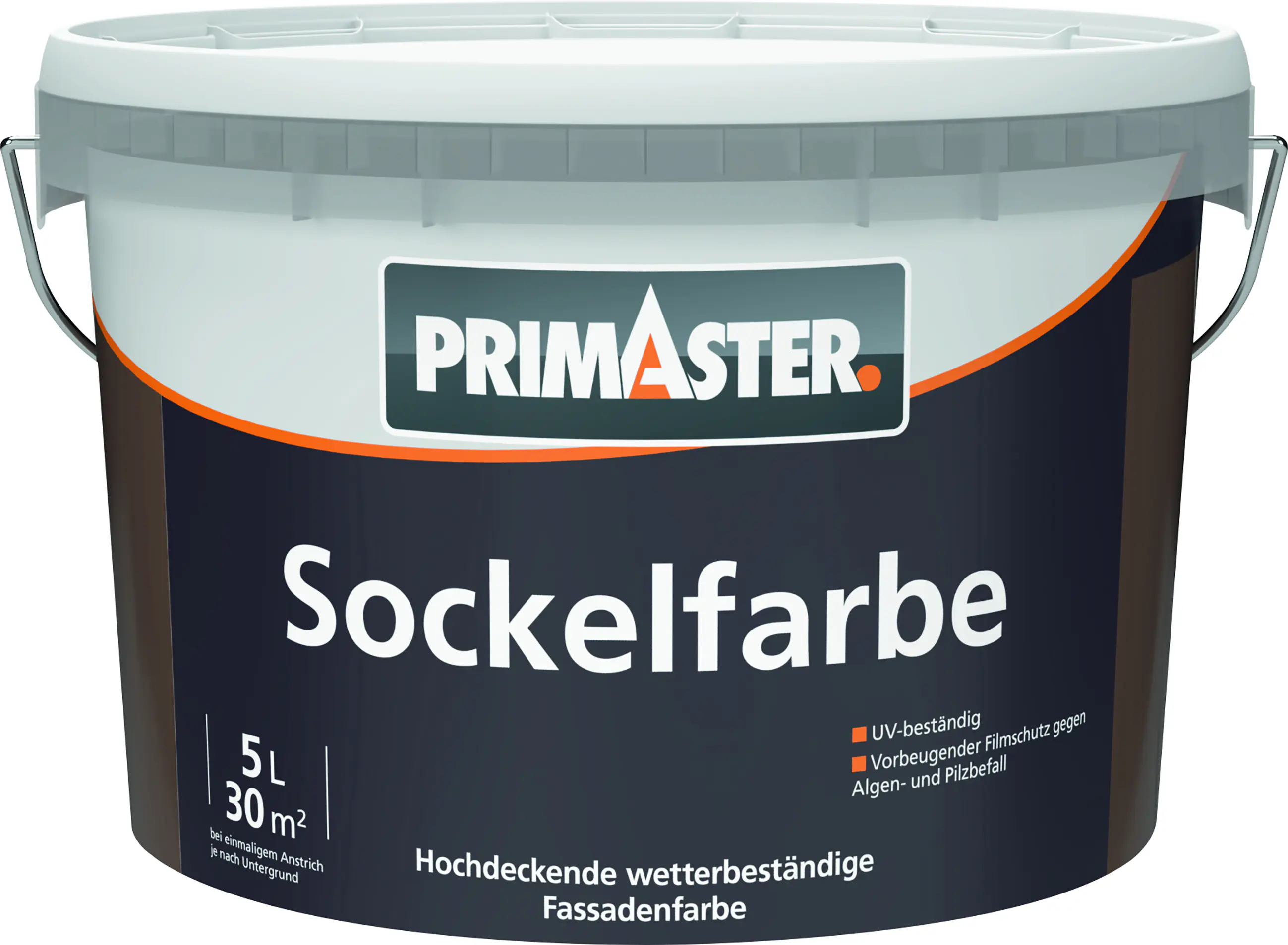 Primaster Sockel- und Dachfarbe 5 L nussbraun