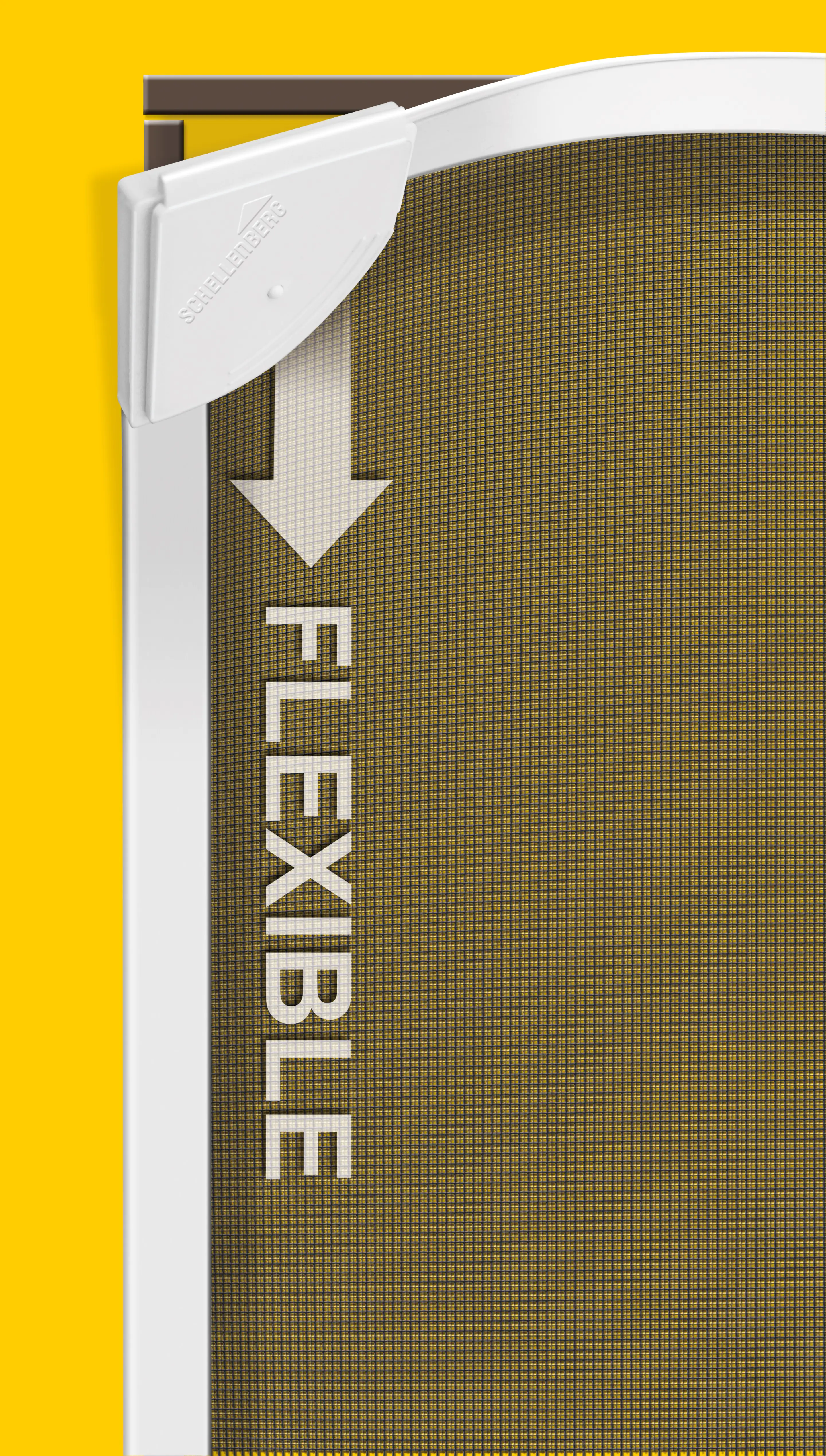 Schellenberg Pollenschutz Magnetrahmen 100 x 120 cm anthrazit/weiß