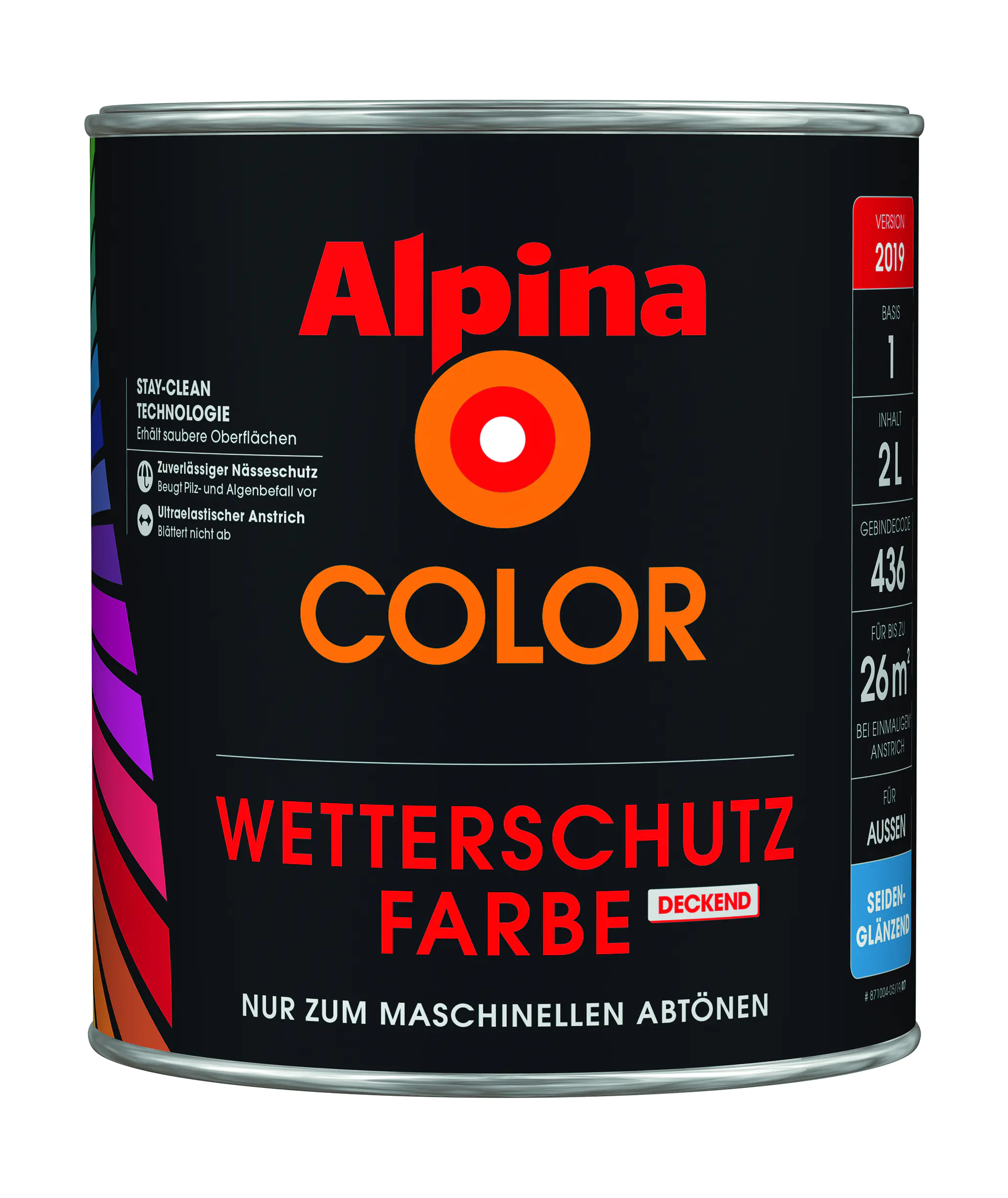 Alpina Color Wetterschutzlackfarbe - jetzt Farbton mischen  Alpina Color Wetterschutzlackfarbe - jetzt Farbton mischen