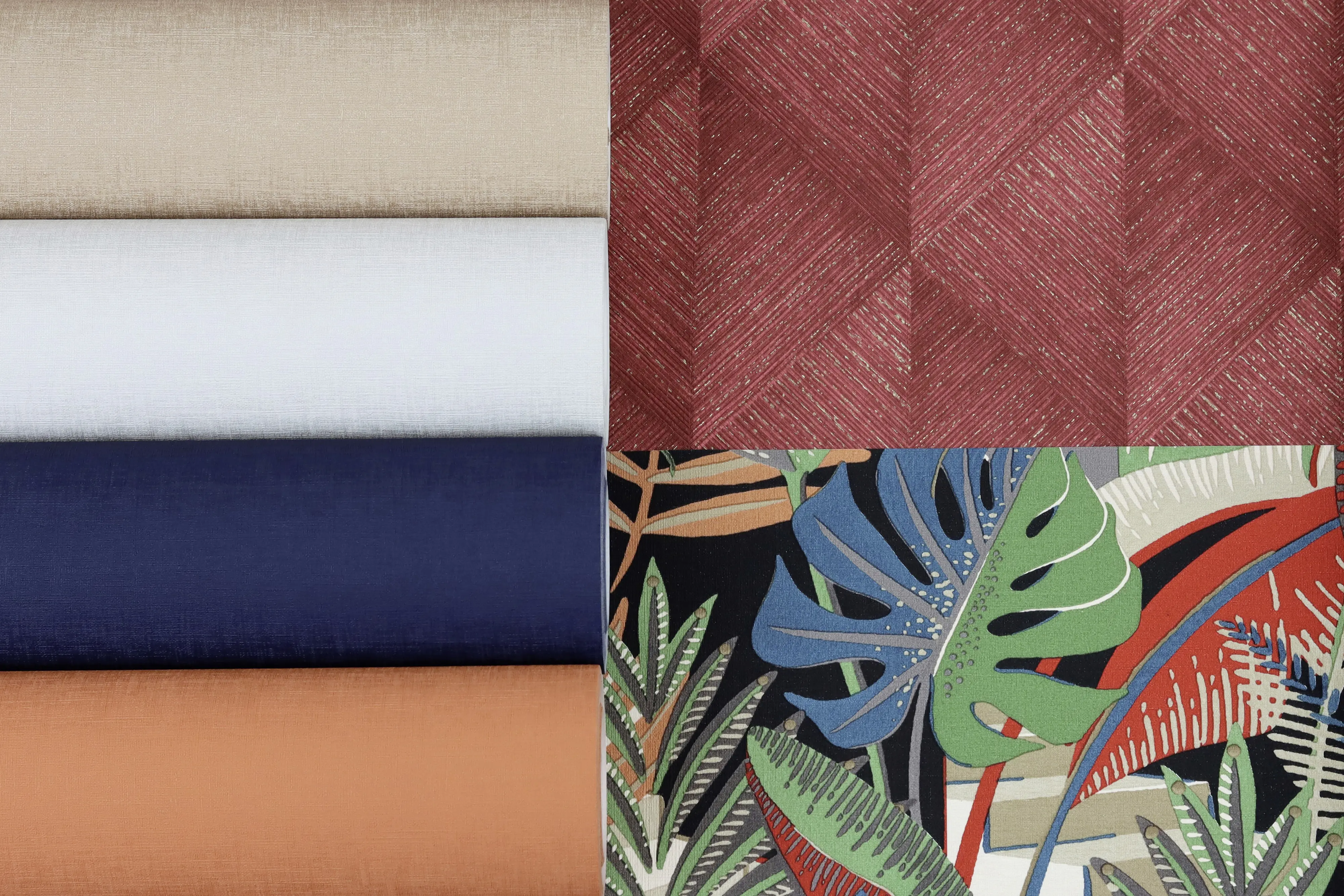 Rasch Vliestapete 687811 Topical house tropisch bunt, 10,05 x 0,53 m