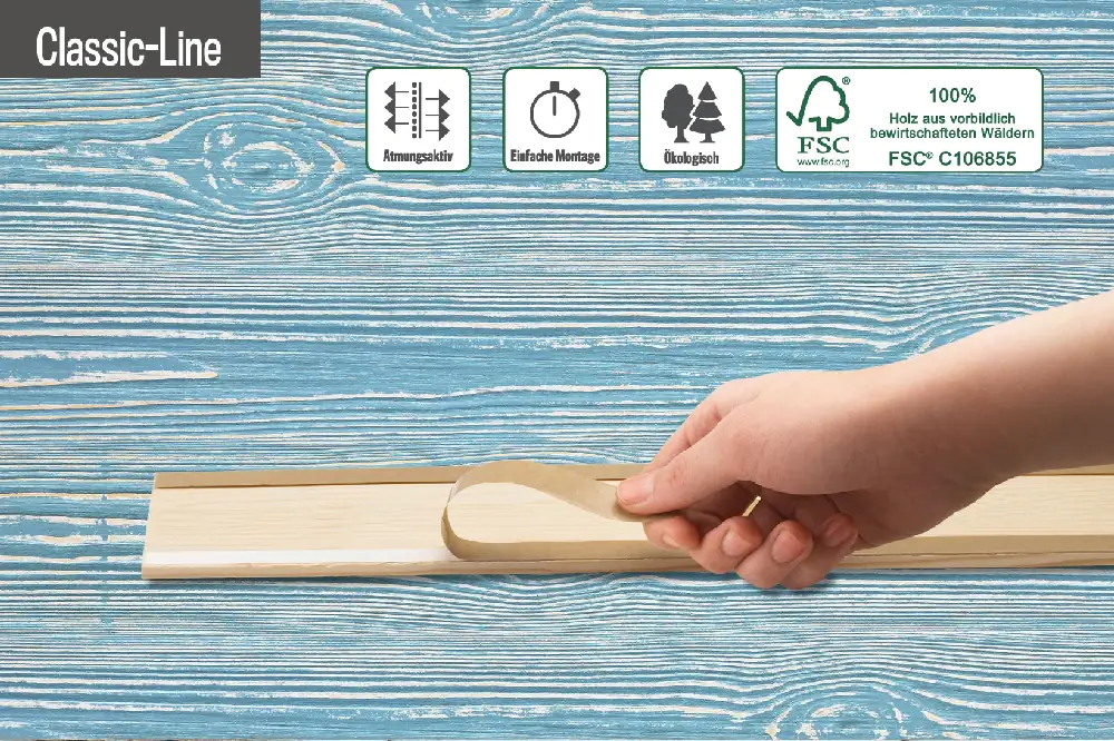 iWerk Holzpaneele zum Kleben 78 x 50 cm, 5 mm, Design skywood