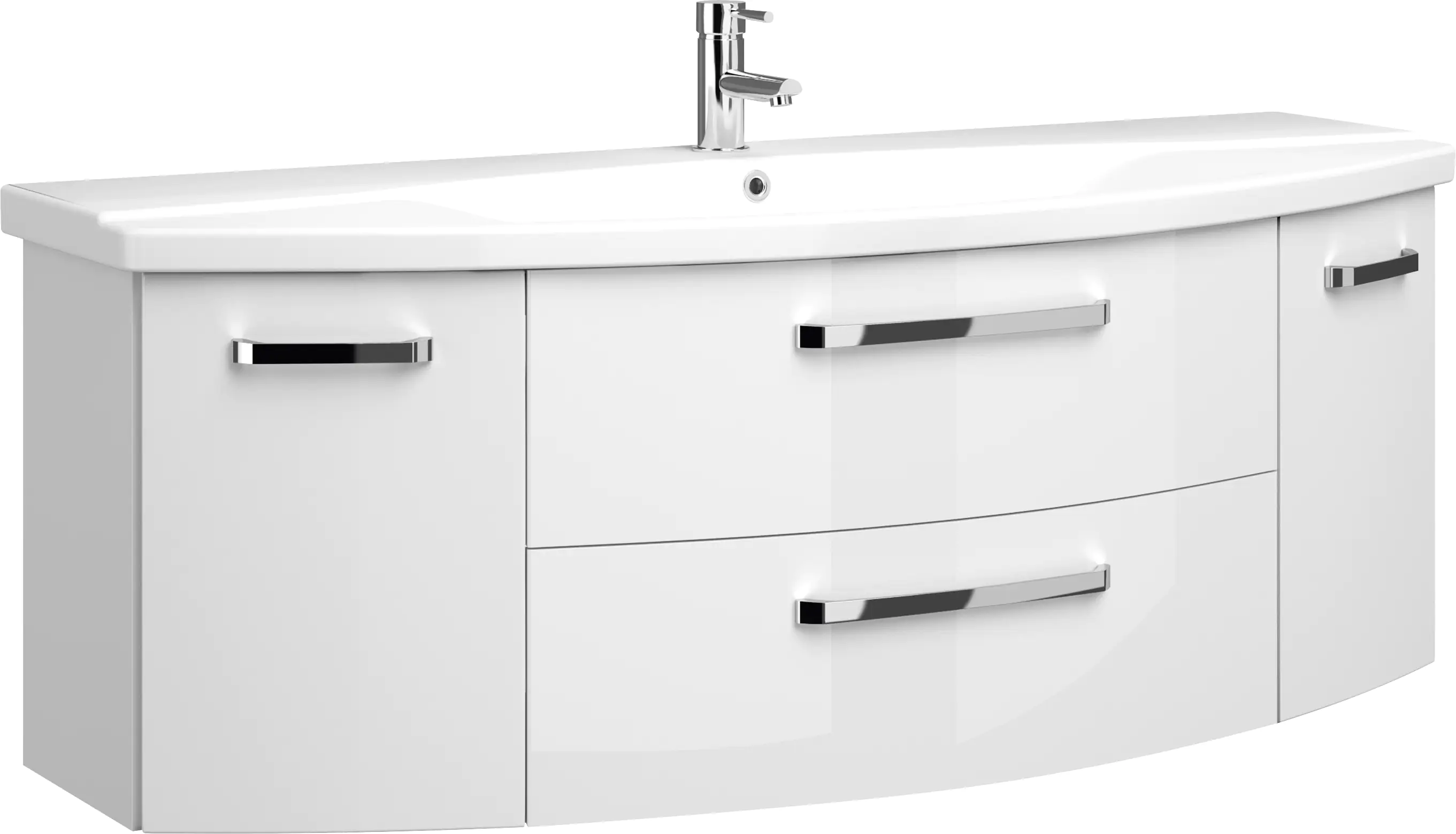 Pelipal Waschtischunterschrank Fokus 4010 mit Keramikwaschtisch